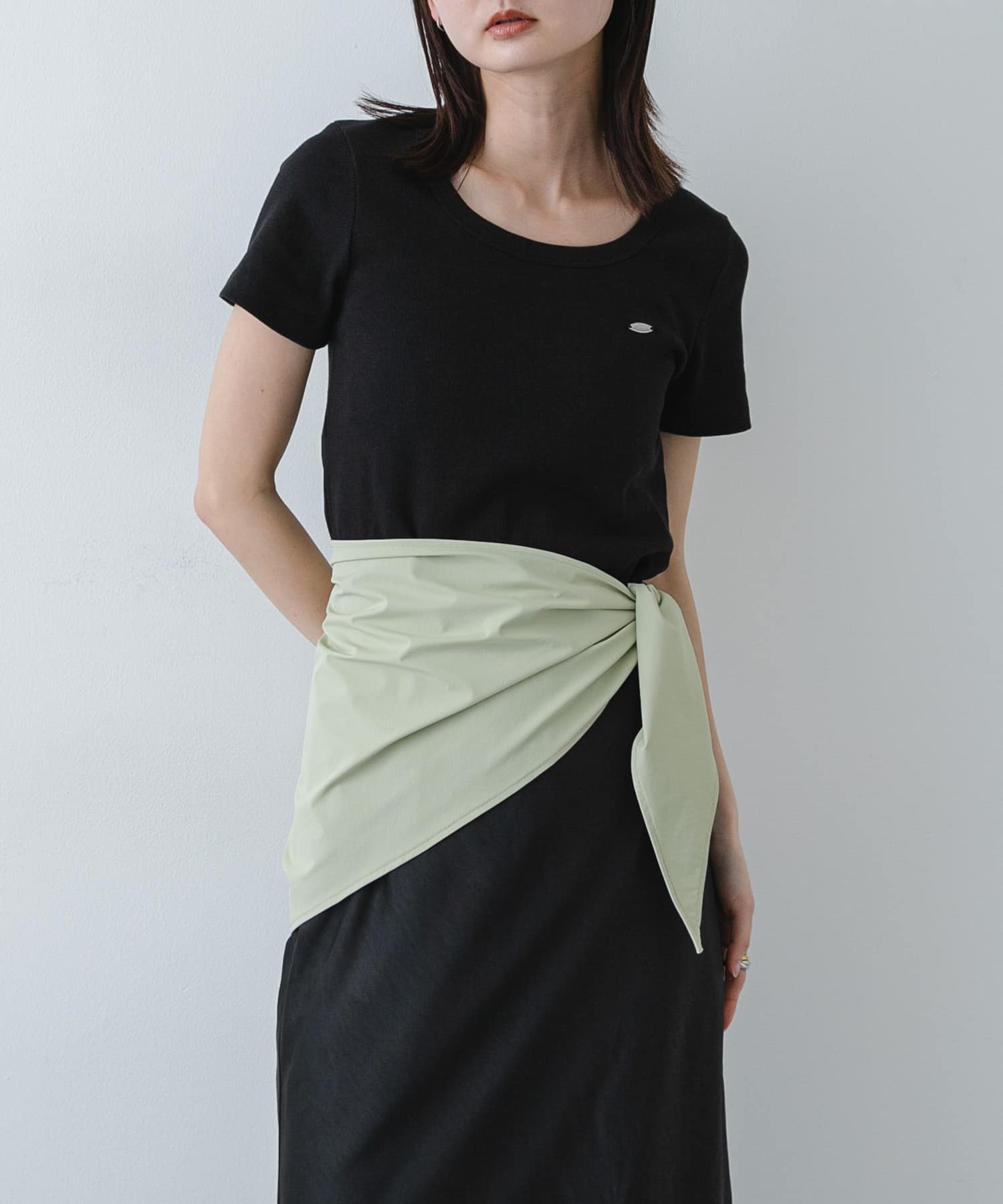 撥水シシュウスカーフ Y.BEIGE One