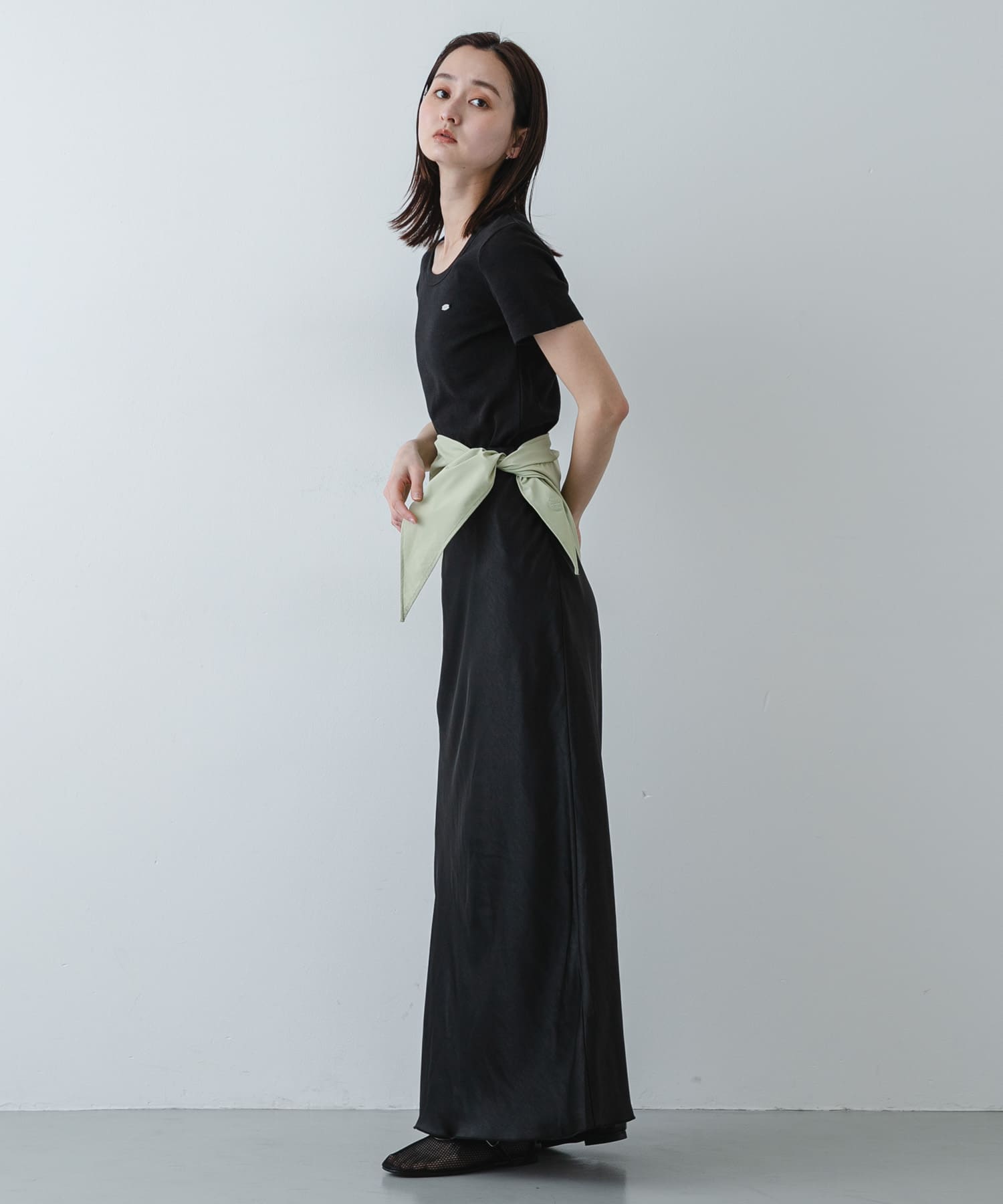 撥水シシュウスカーフ Y.BEIGE One