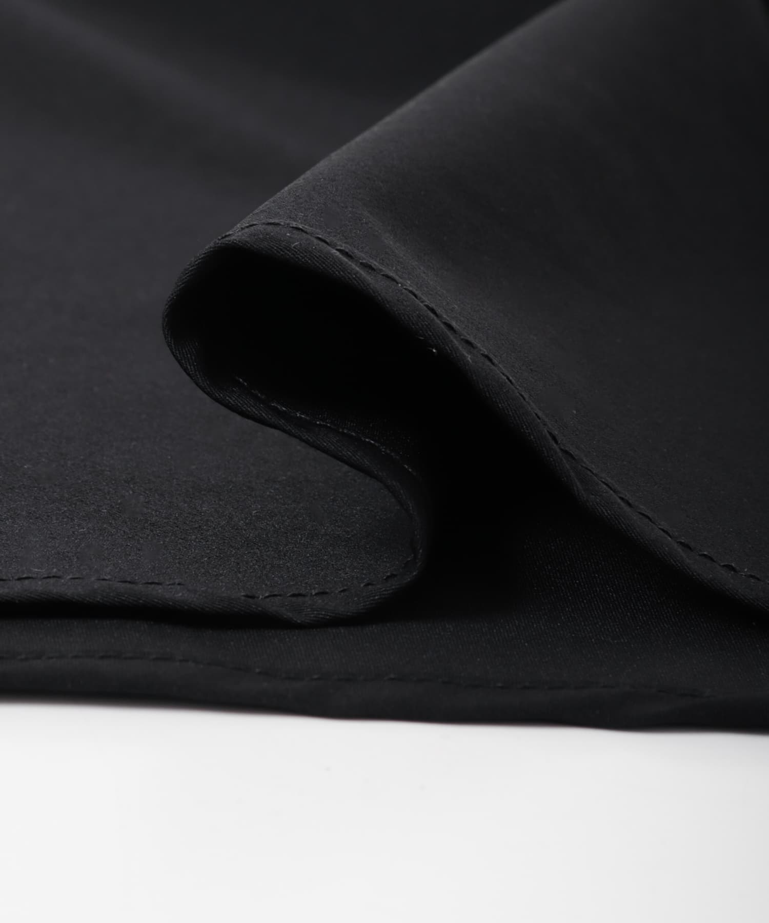 撥水シシュウスカーフ BLACK One