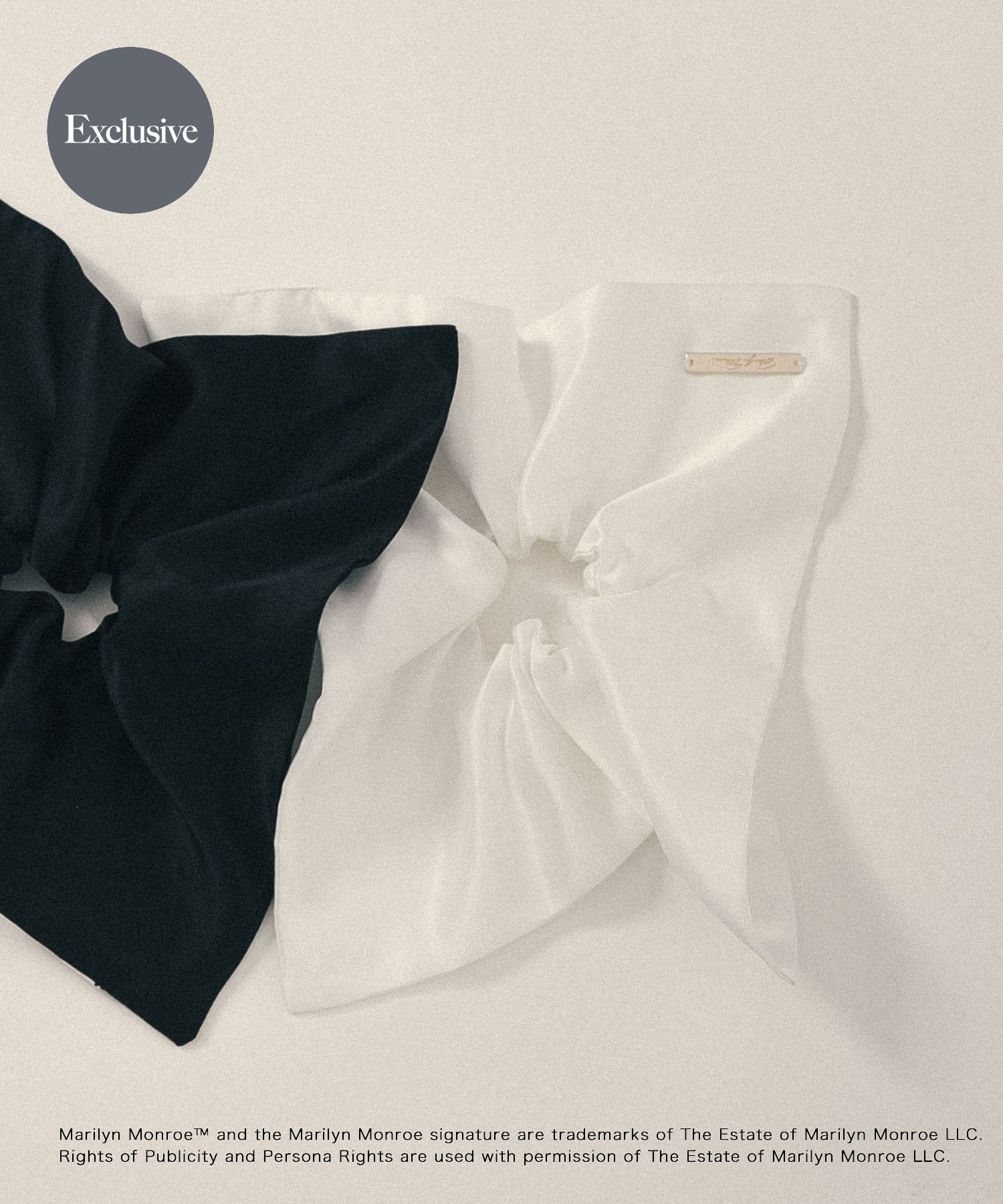 『別注』MARILYNMONROE×SENSE OF PLACE　プレートサテンシュシュ