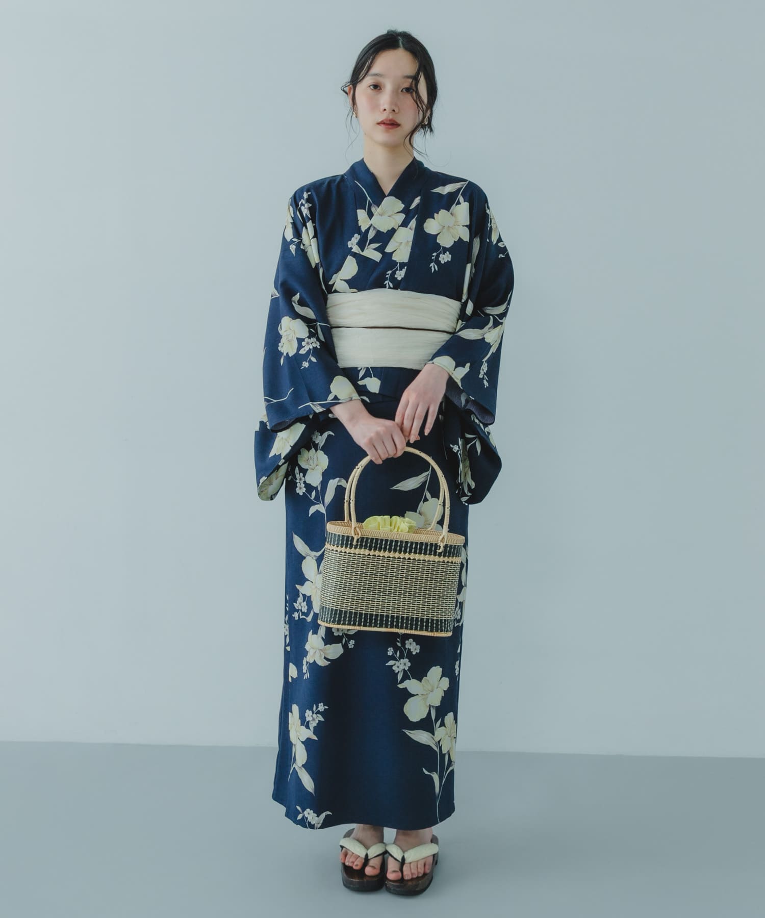 『WEB/一部店舗限定』『接触冷感/速乾』ワンピース浴衣4点セットB