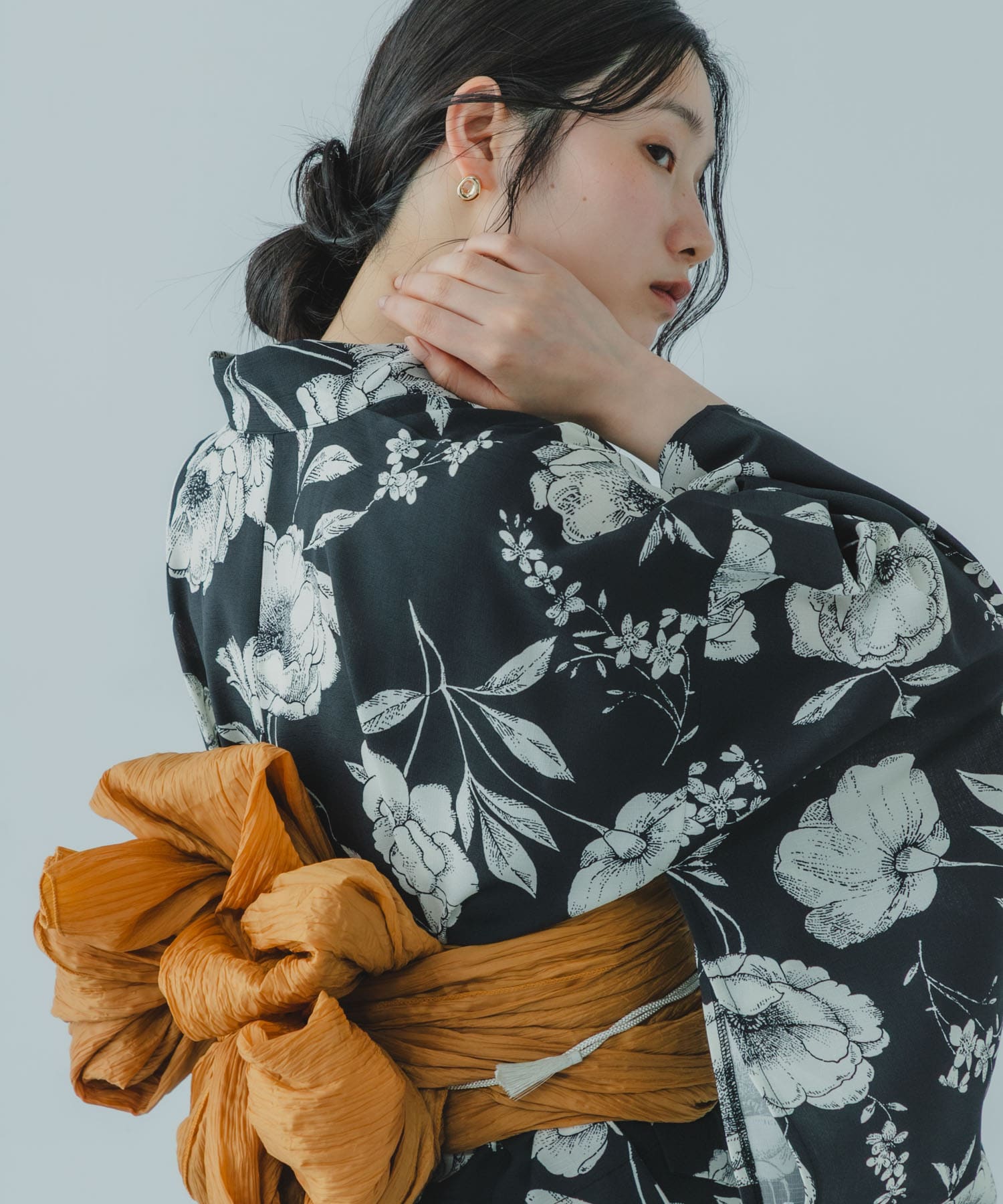 『WEB/一部店舗限定』『接触冷感/速乾』ワンピース浴衣4点セットB
