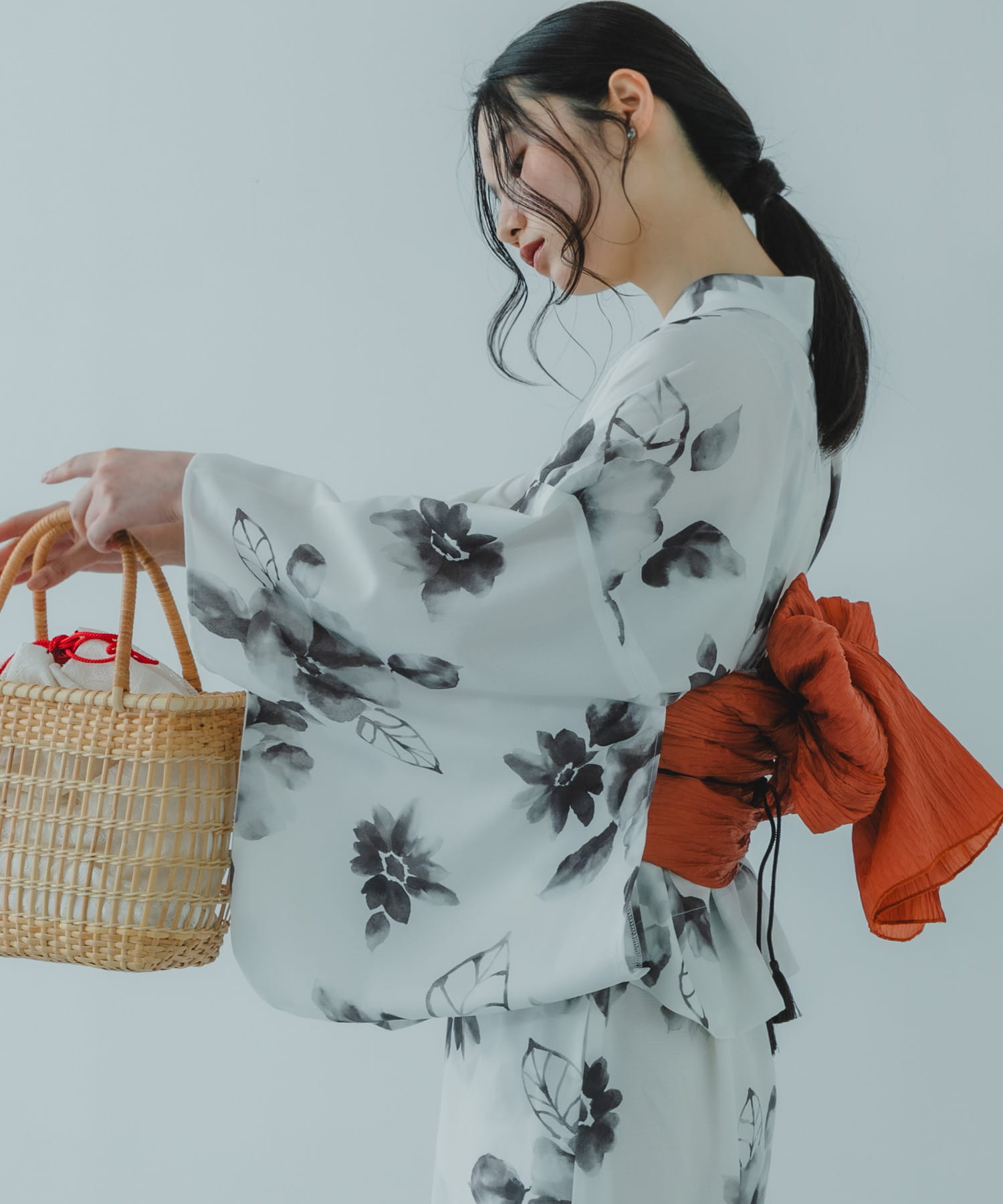 『WEB/一部店舗限定』『接触冷感/速乾』ワンピース浴衣4点セットB