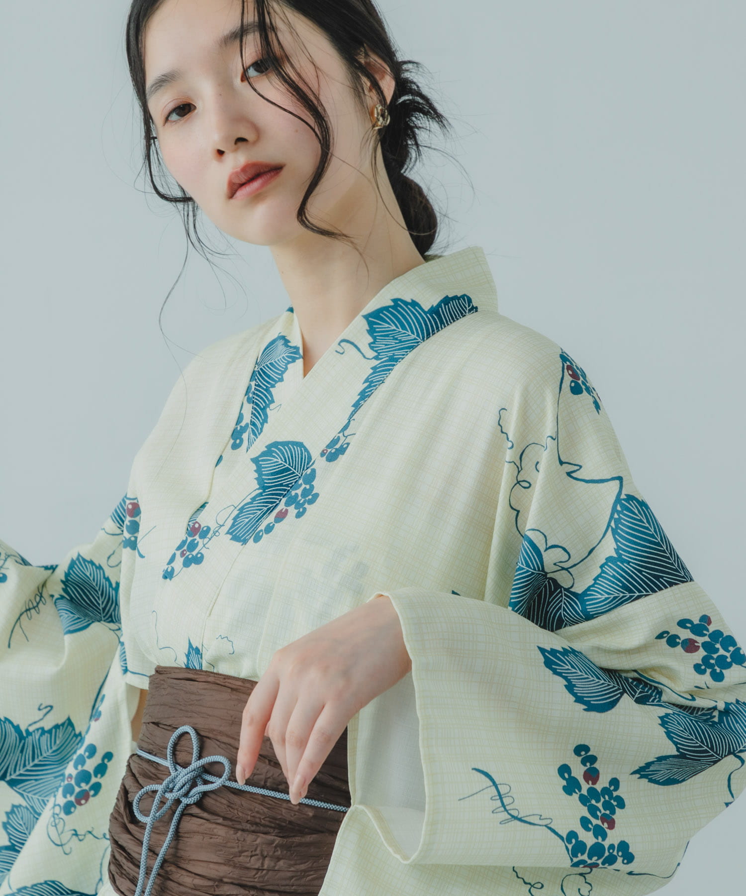 『WEB/一部店舗限定』『接触冷感/速乾』ワンピース浴衣4点セットA