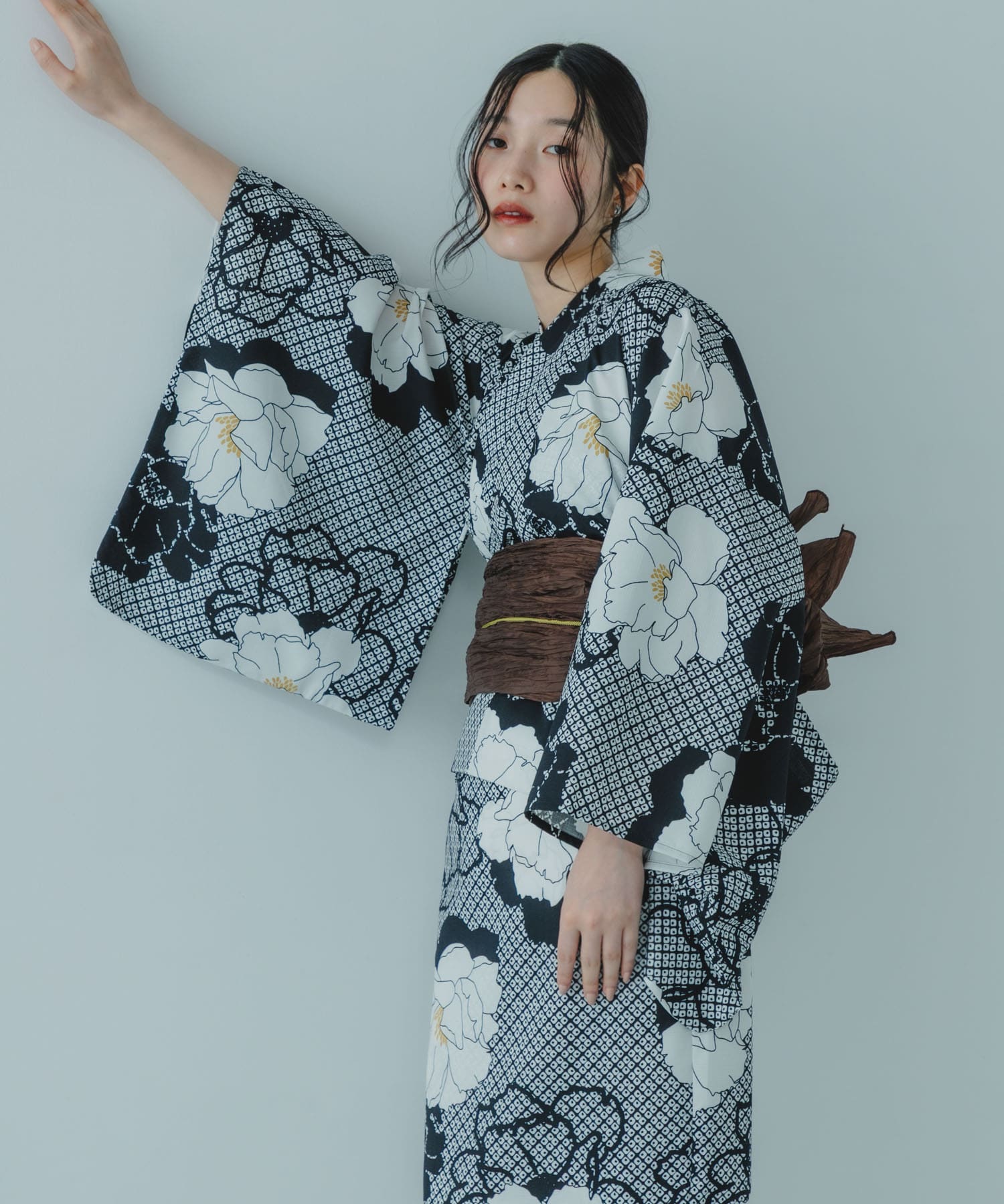『WEB/一部店舗限定』『接触冷感/速乾』ワンピース浴衣4点セットA
