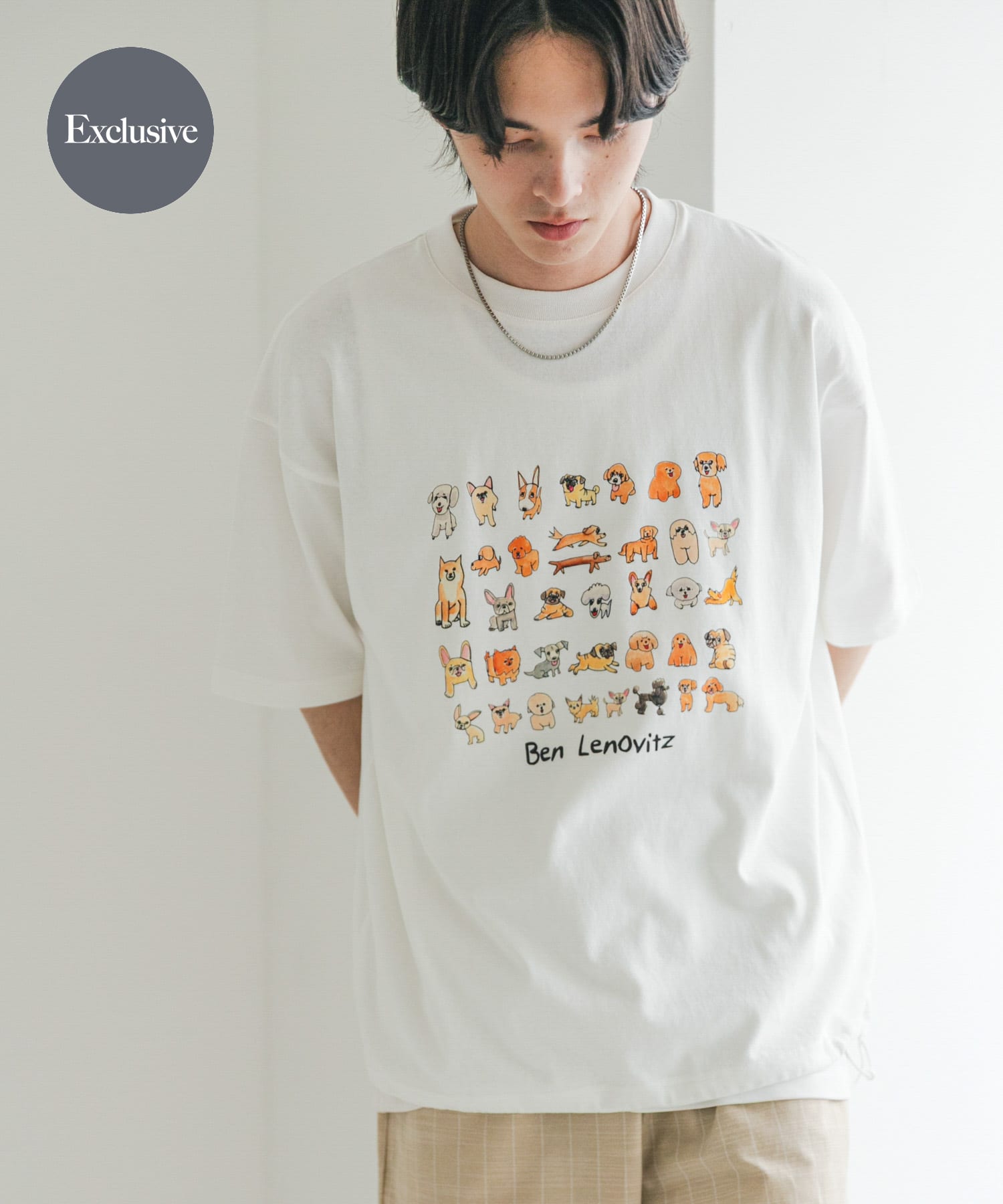 『別注』Ben Lenovitz×SENSE OF PLACE　SHORT-SLEEVE T-SHIRTS