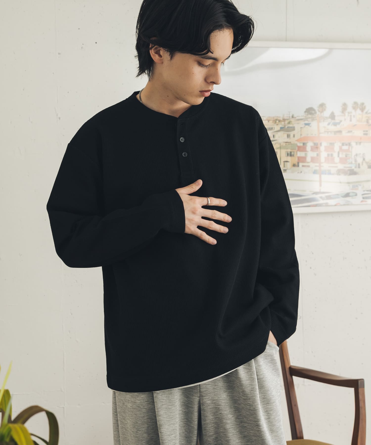 身長：173cm サイズ：L