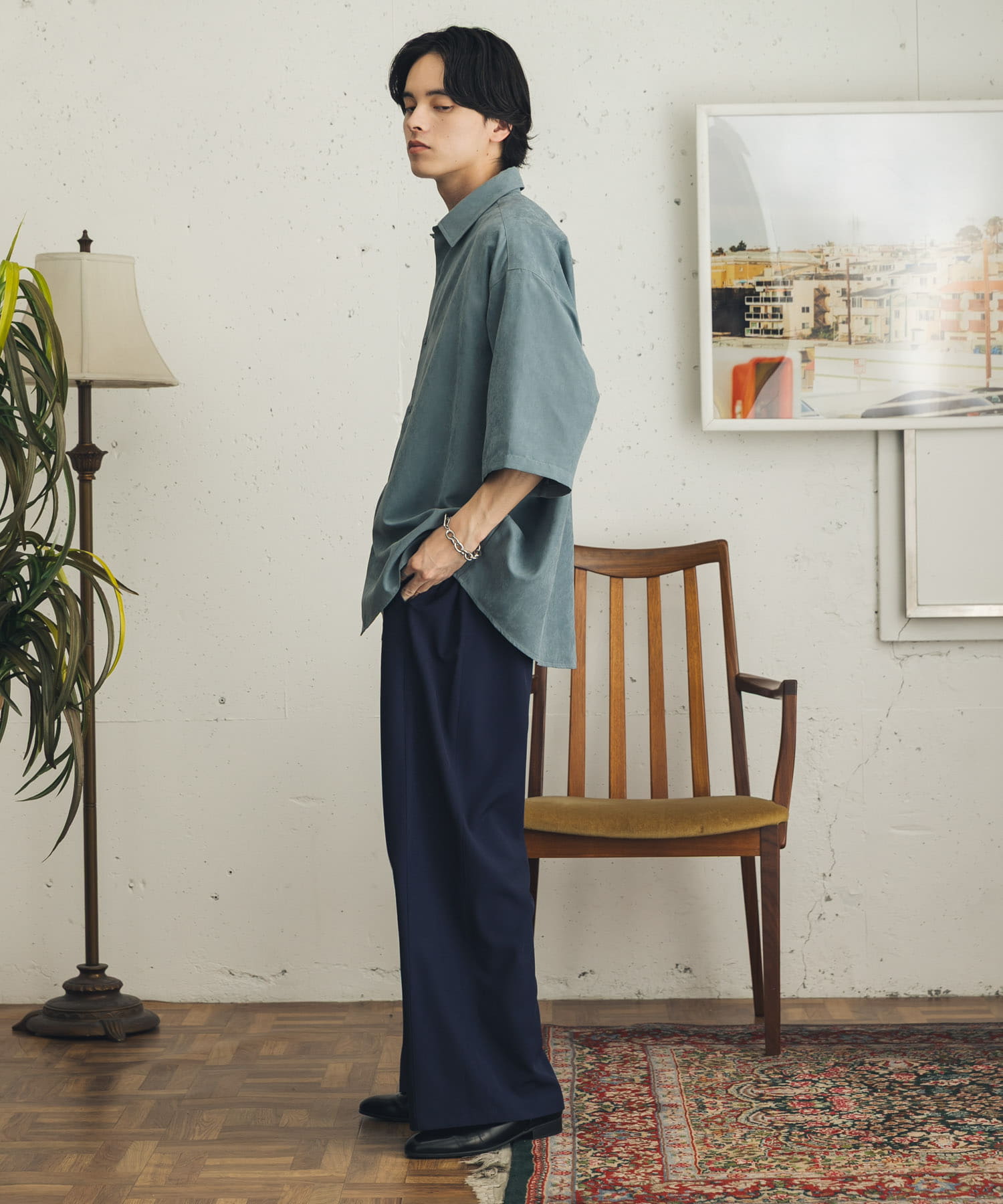 身長：173cm サイズ：L