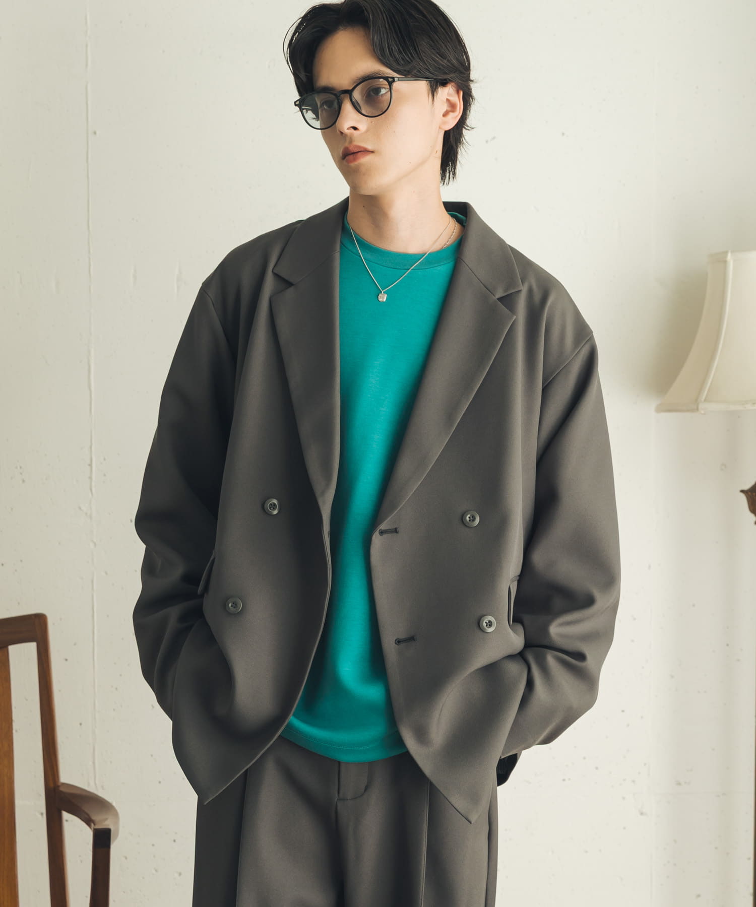 身長 : 173cm サイズ : L