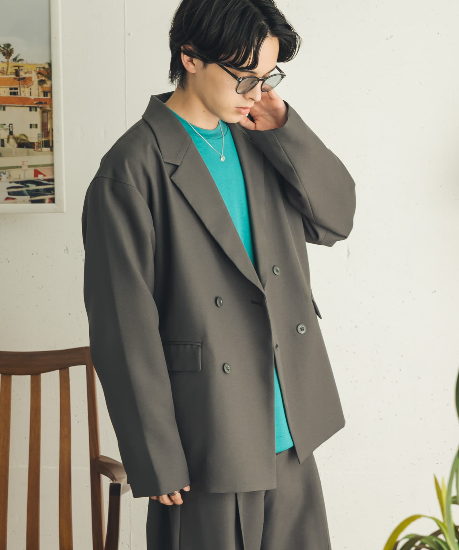身長 : 173cm サイズ : L