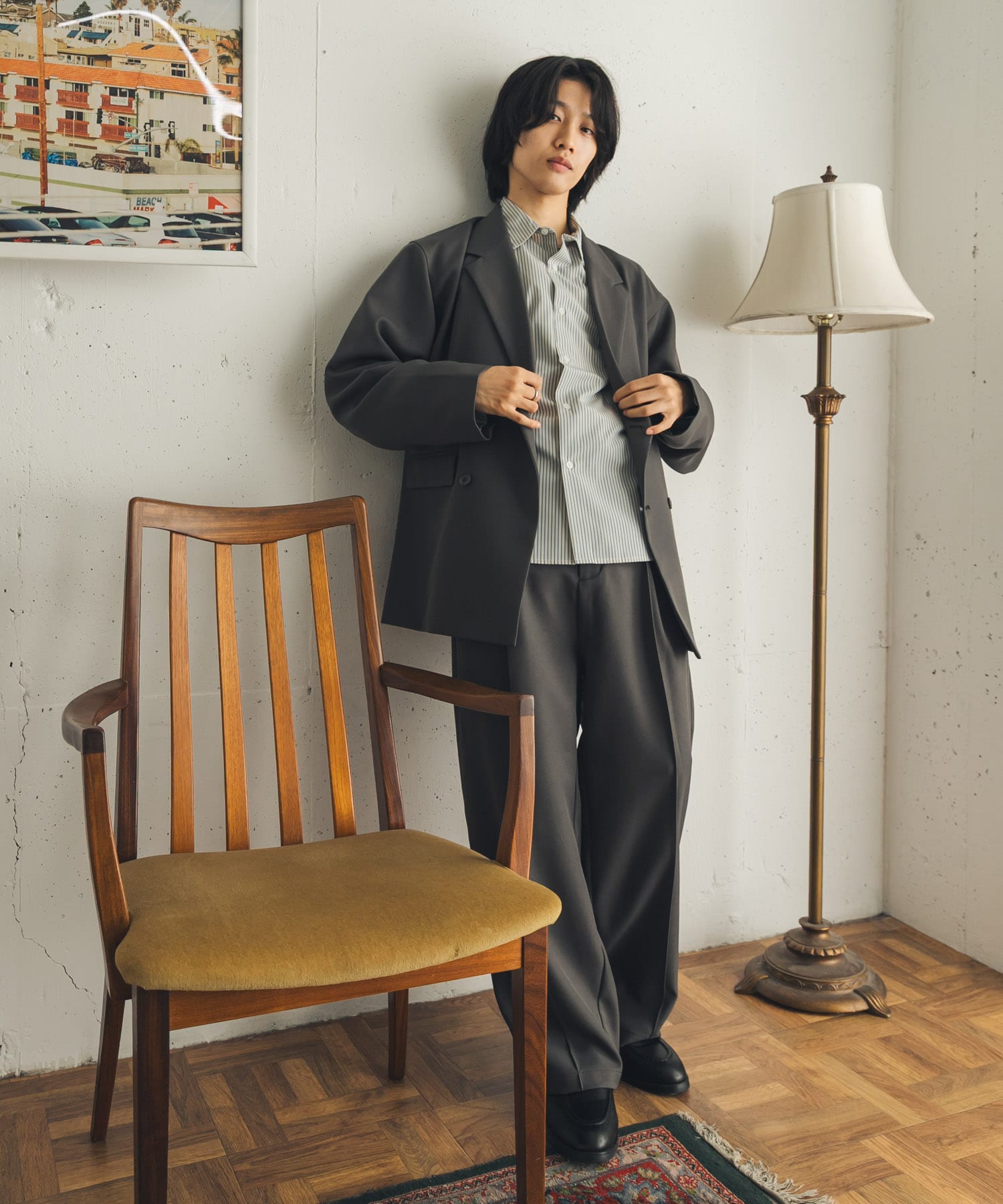 身長 : 172cm サイズ : L