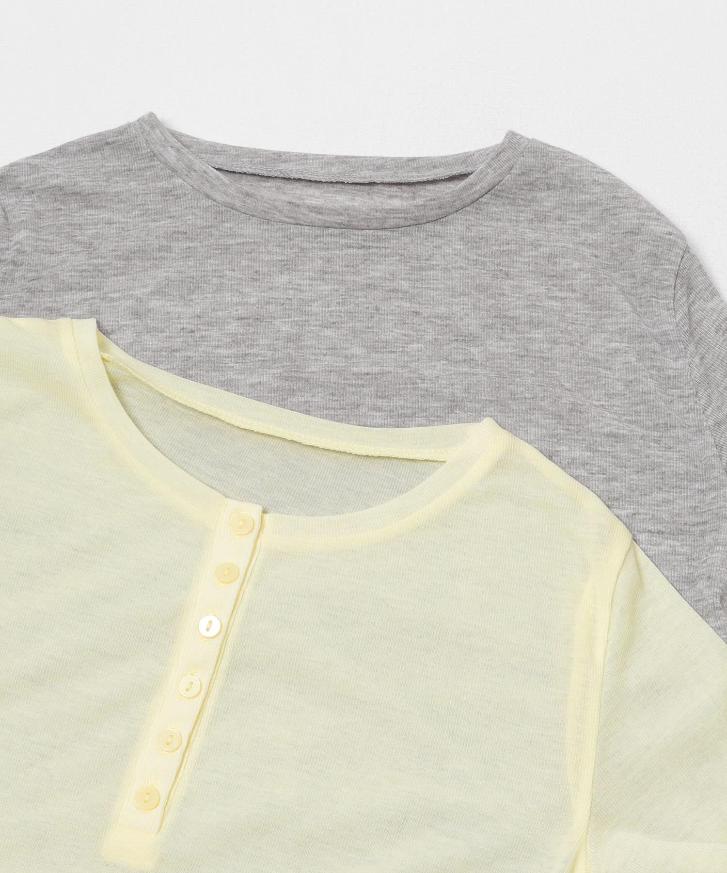 2PパックロングTシャツ