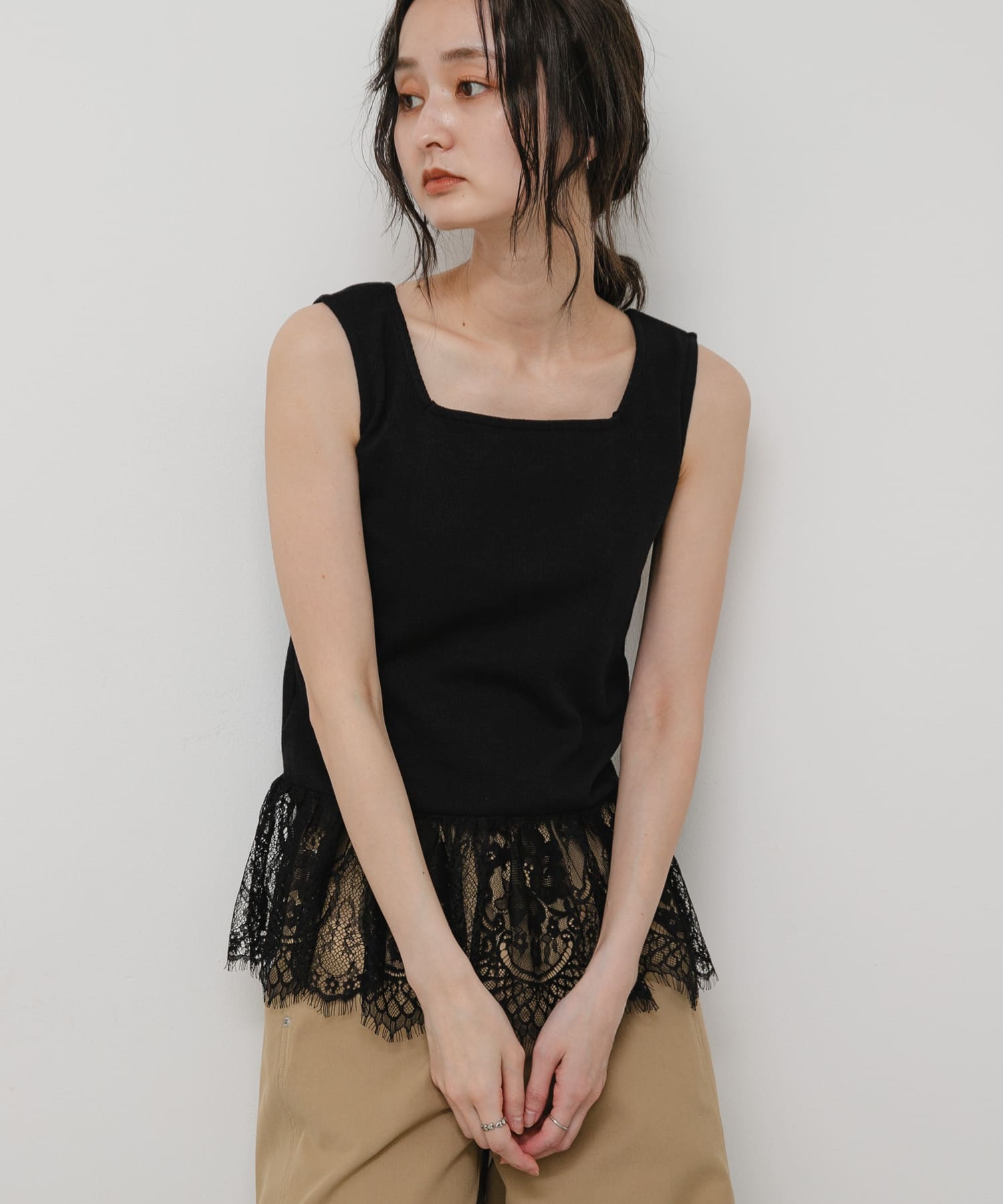 身長：169cm サイズ：one