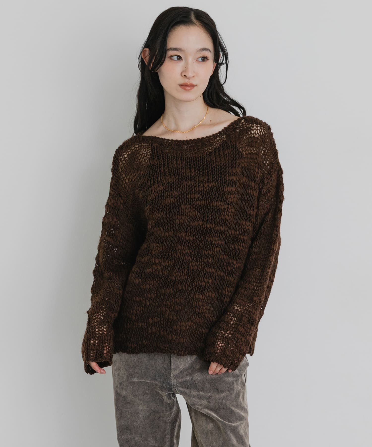 身長：163cm サイズ：one