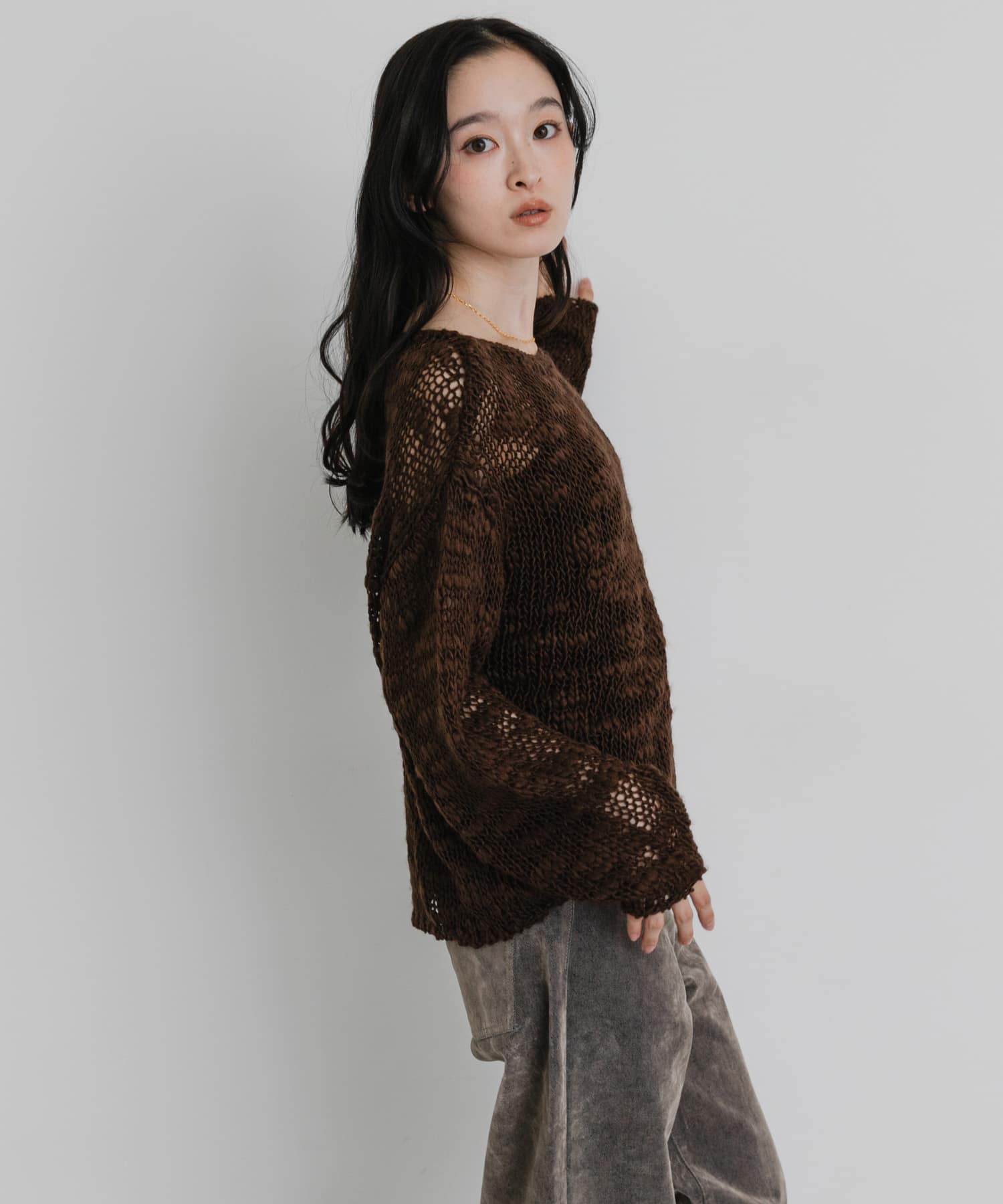 身長：163cm サイズ：one