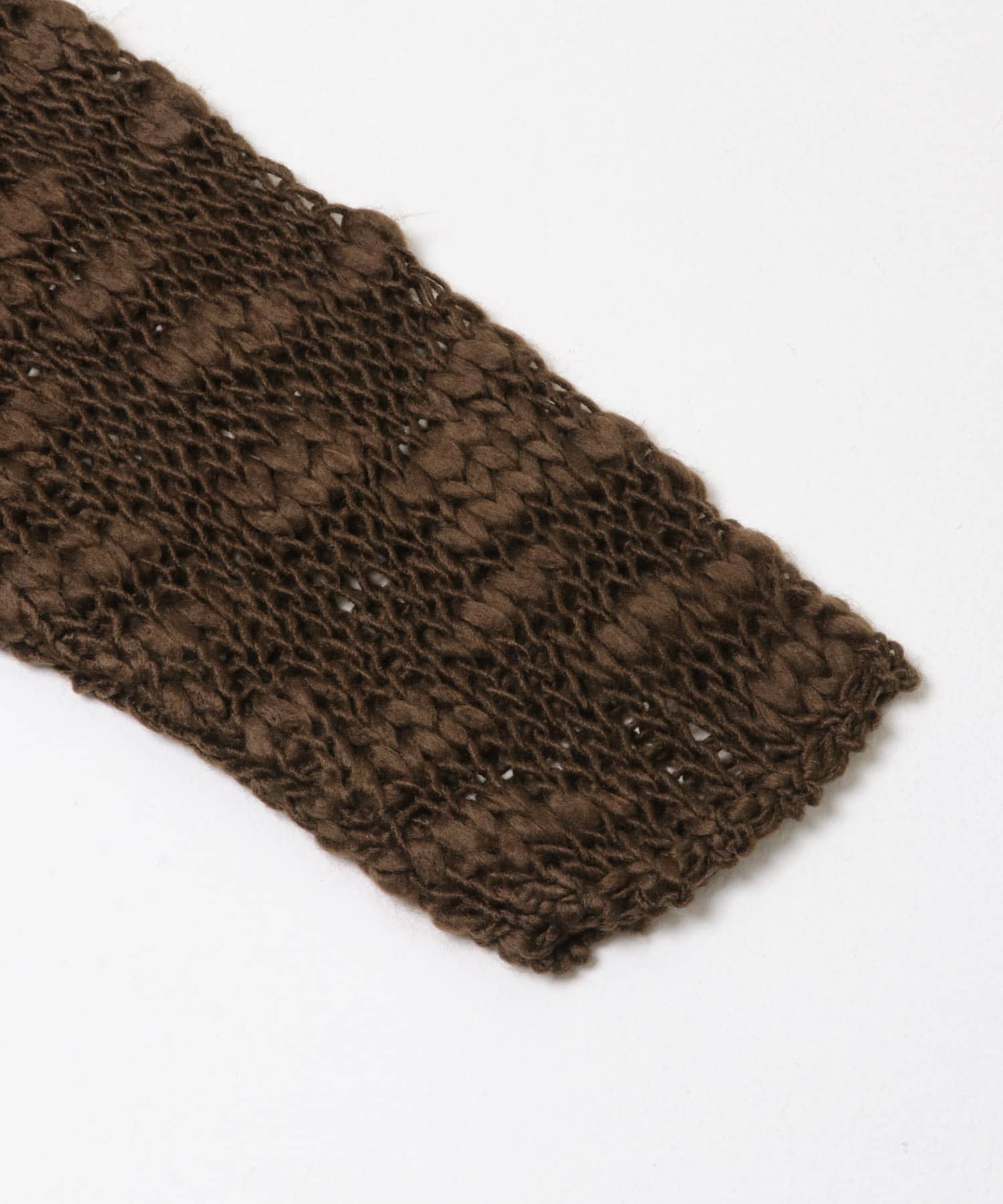 ローゲージスラブニット BROWN One