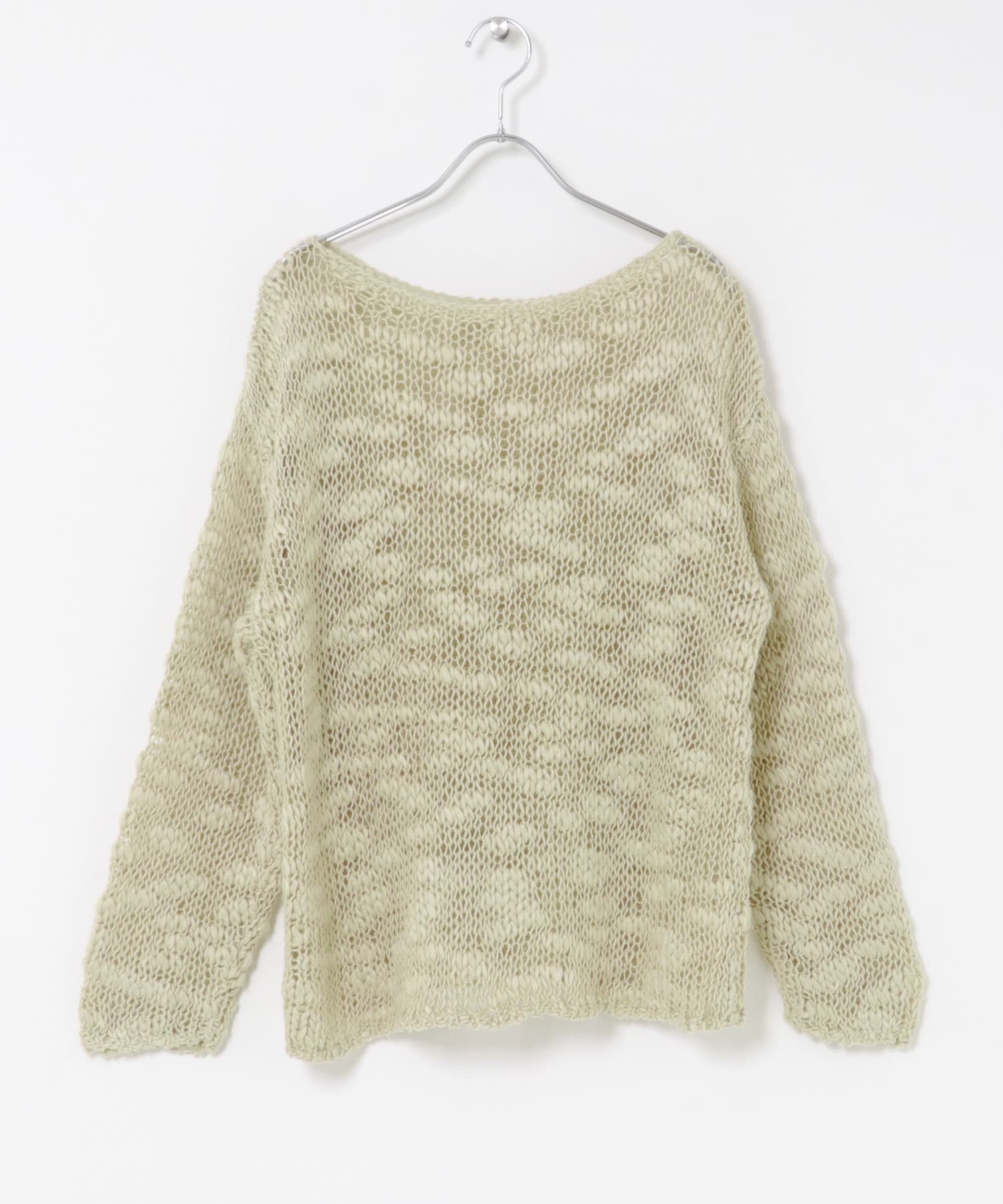 ローゲージスラブニット BEIGE One