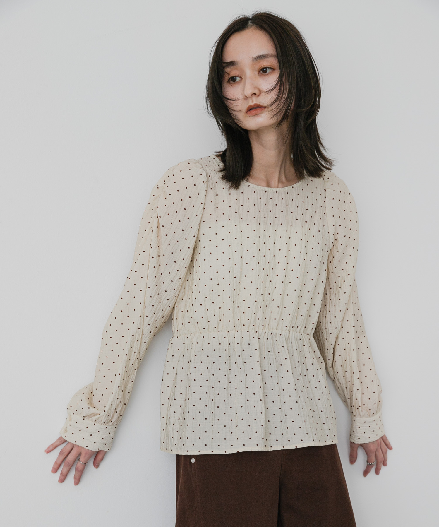 身長：169cm サイズ：one