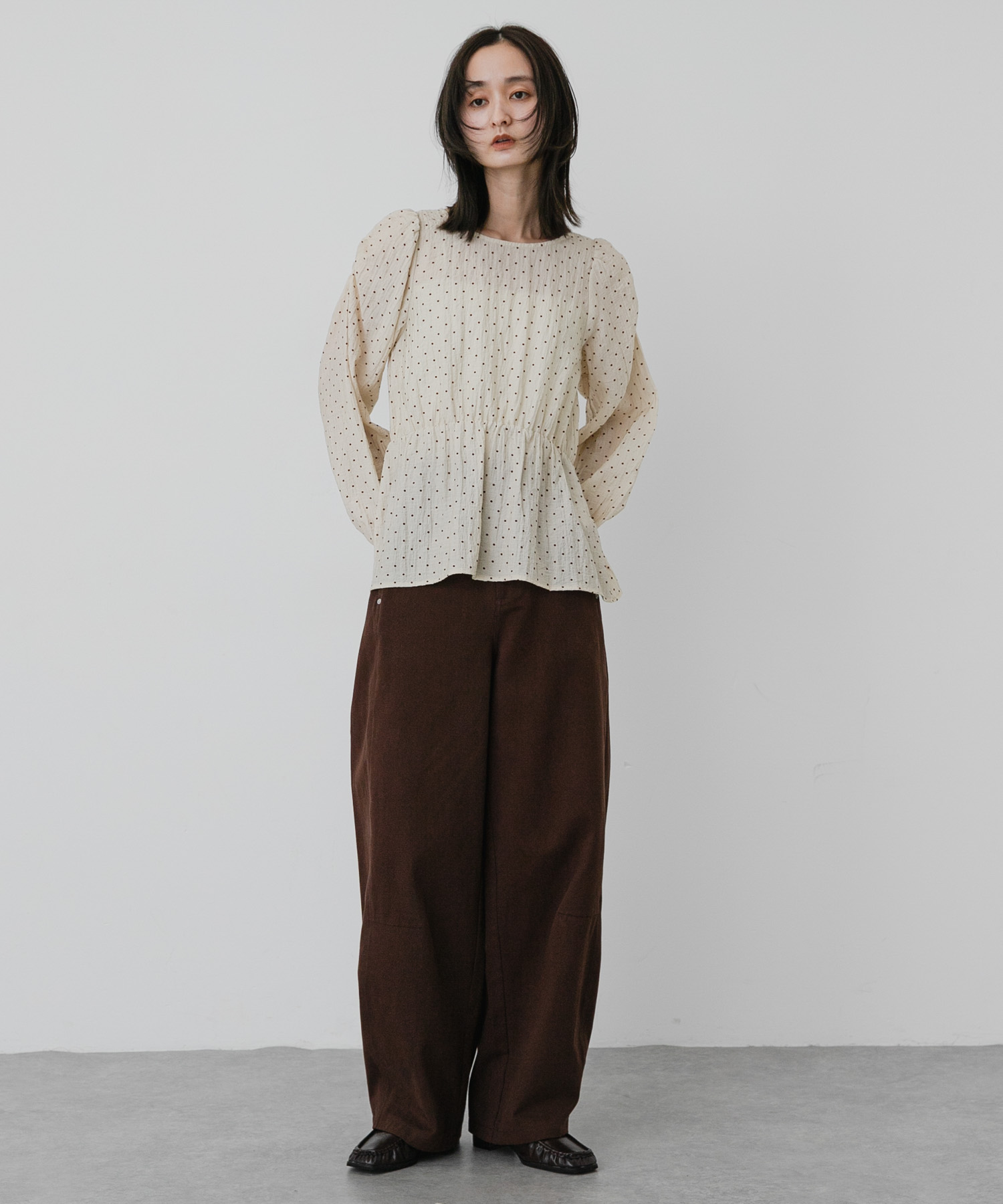 身長：169cm サイズ：one