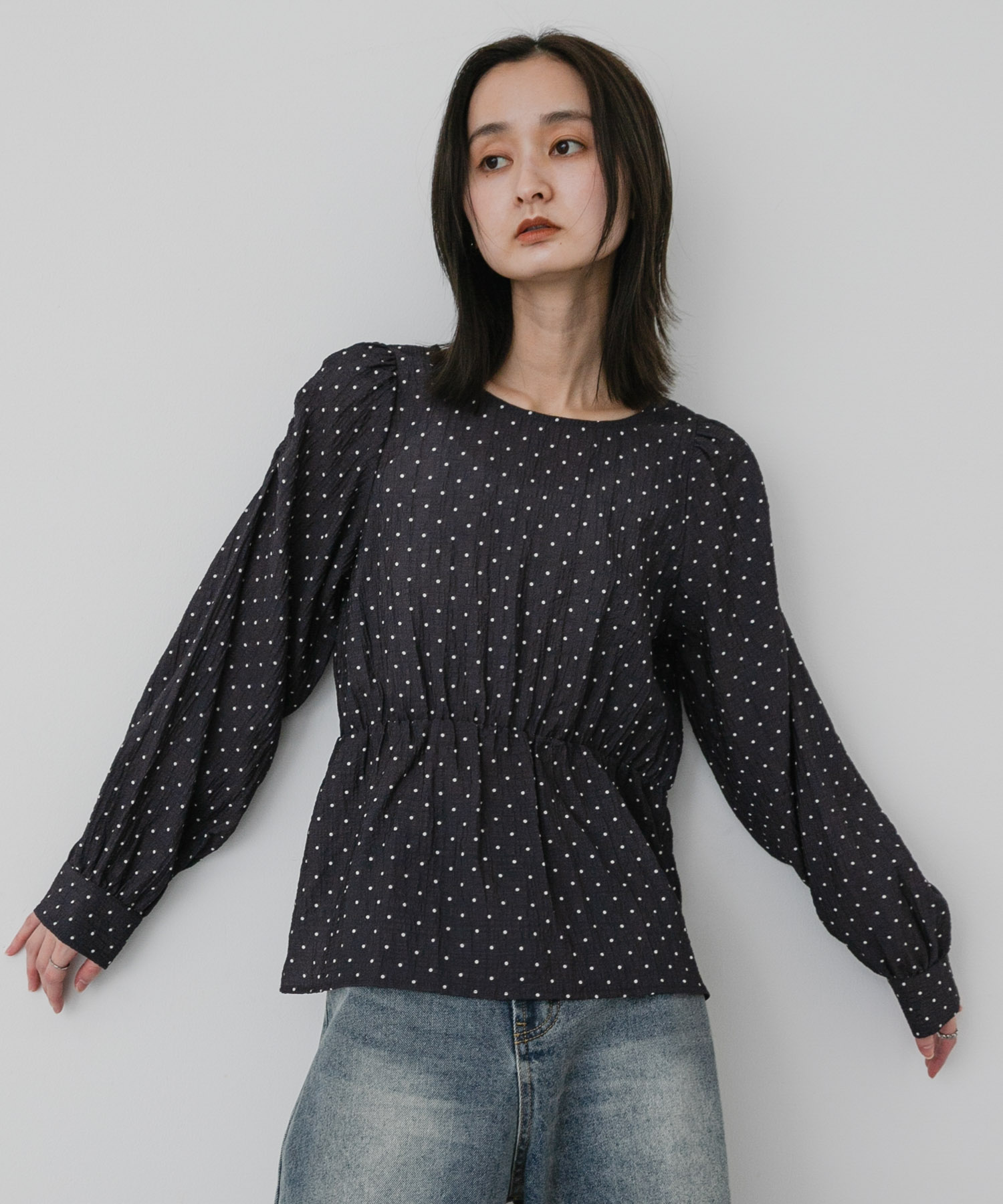 身長：169cm サイズ：one