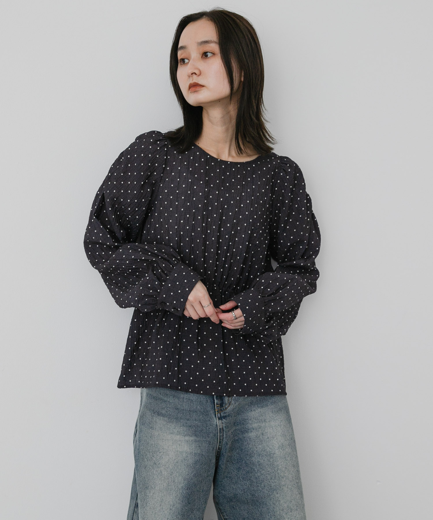 身長：169cm サイズ：one