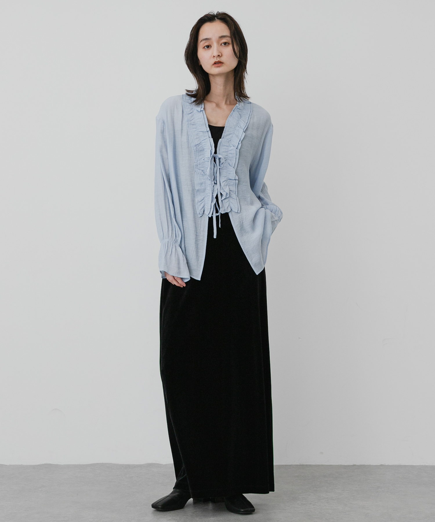 身長：169cm サイズ：one