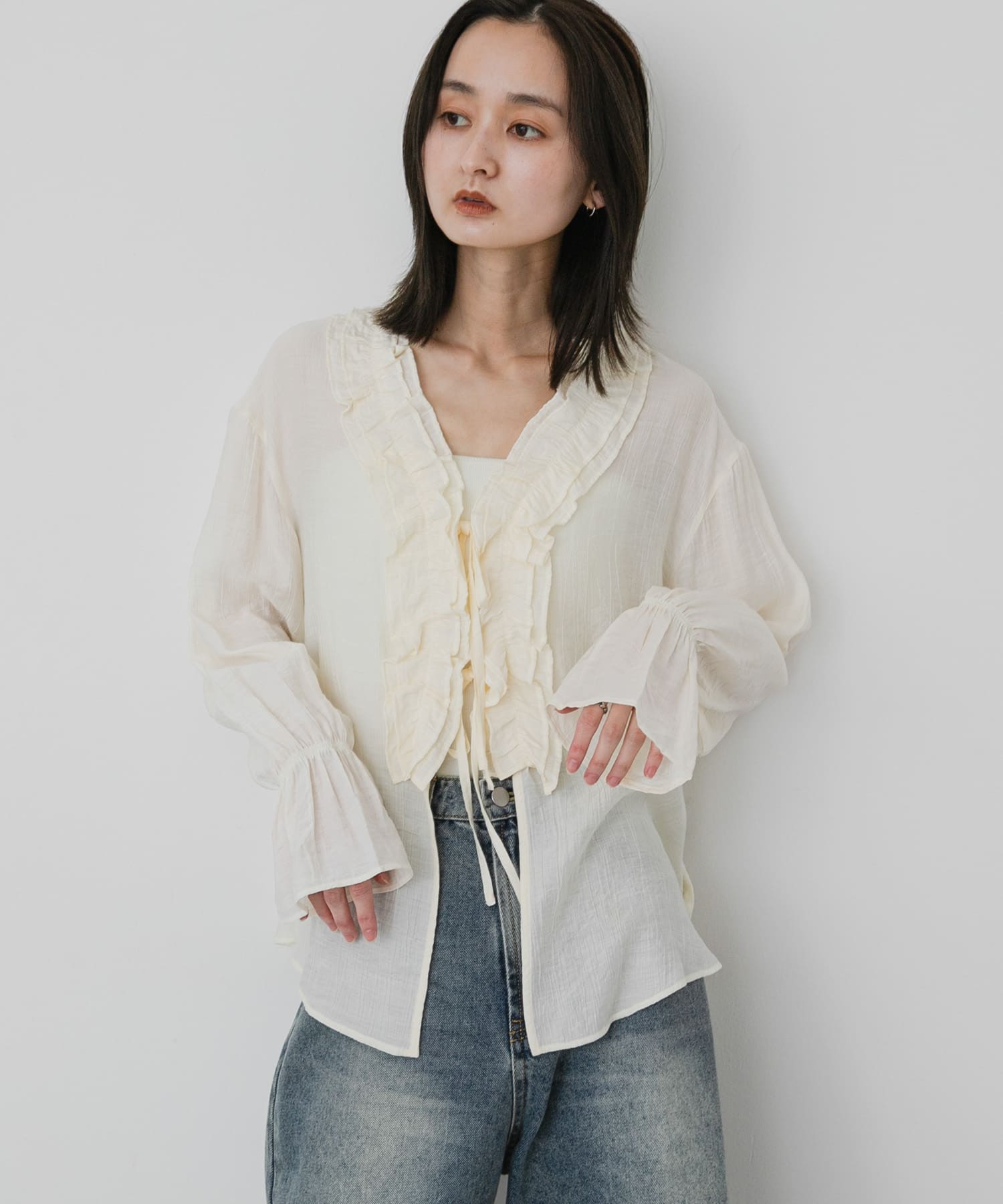 身長：169cm サイズ：one