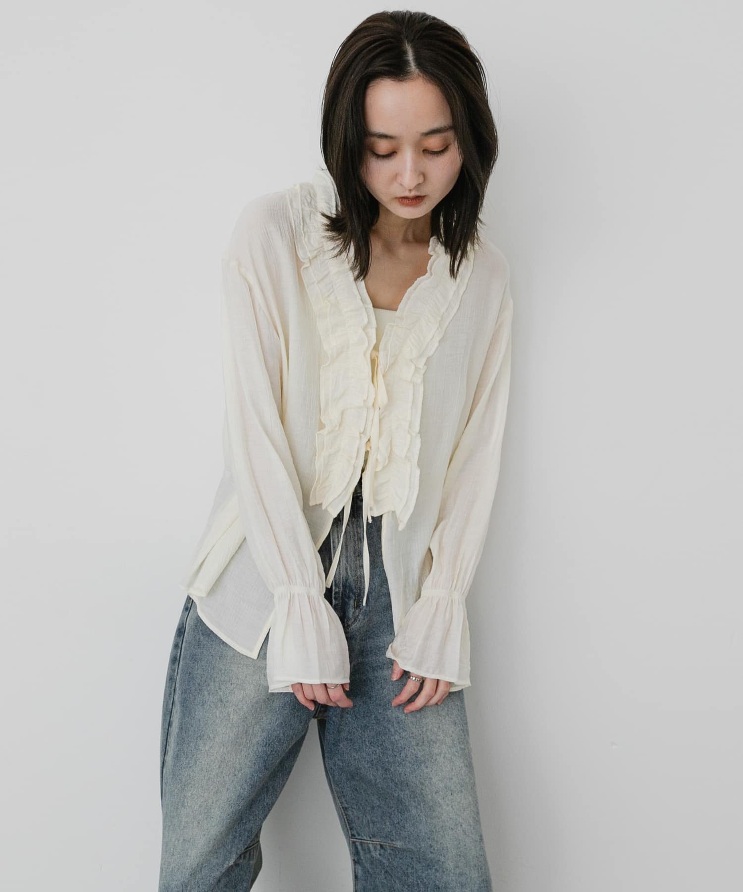 身長：169cm サイズ：one