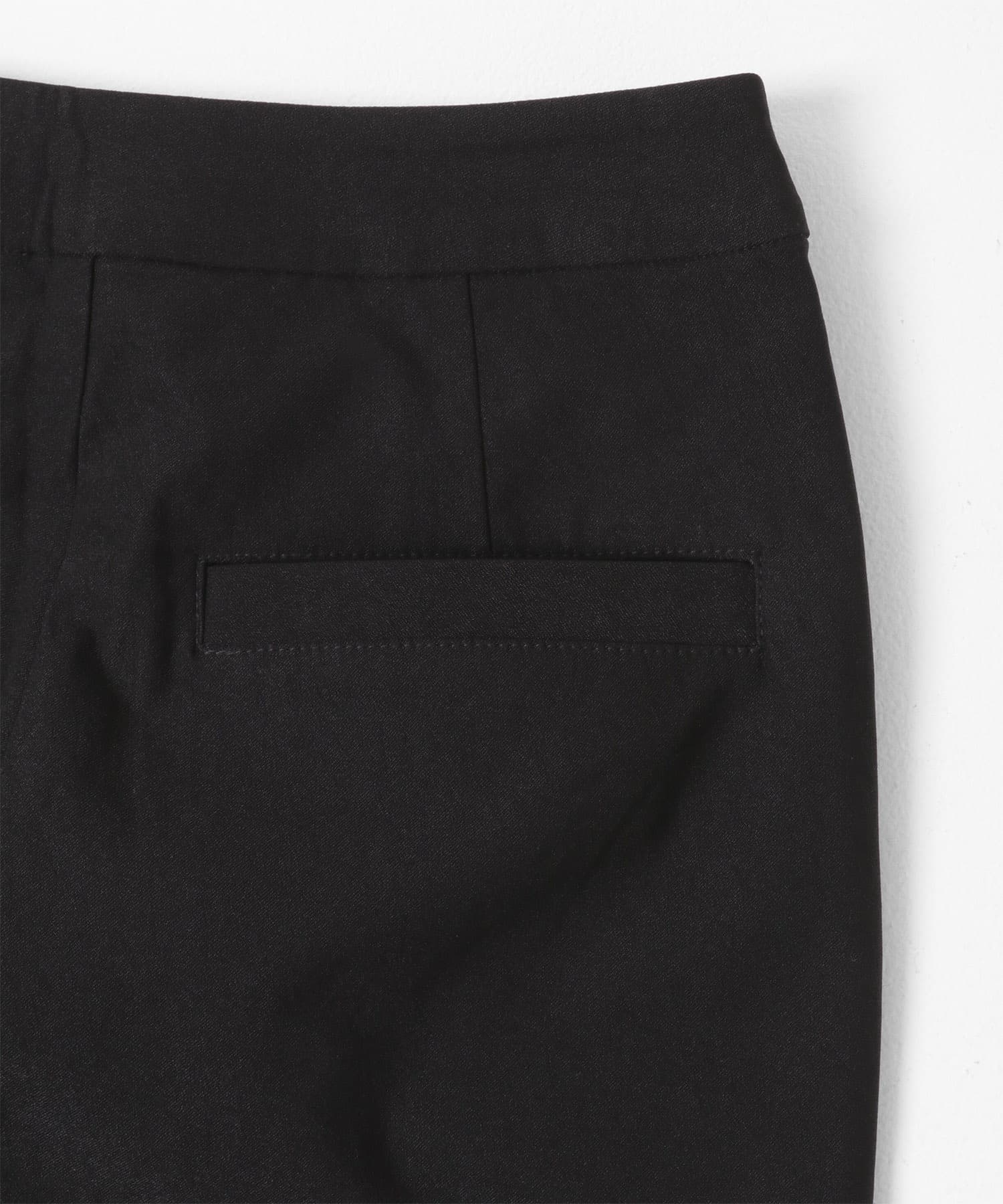 ストレッチカプリパンツ BLACK S-SHORT