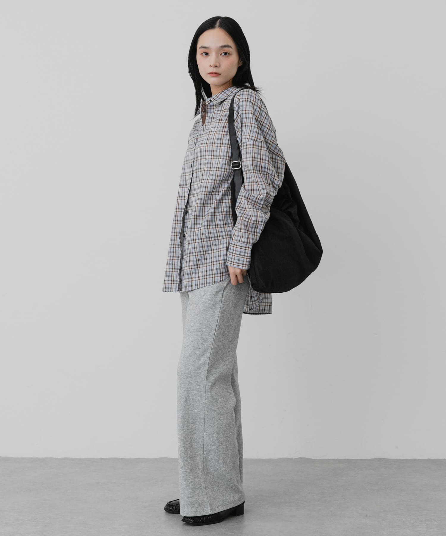 ビッグショルダーバッグ BLACK One