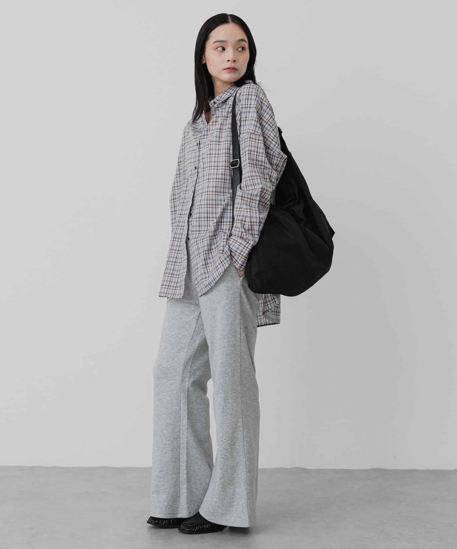 ビッグショルダーバッグ BLACK One