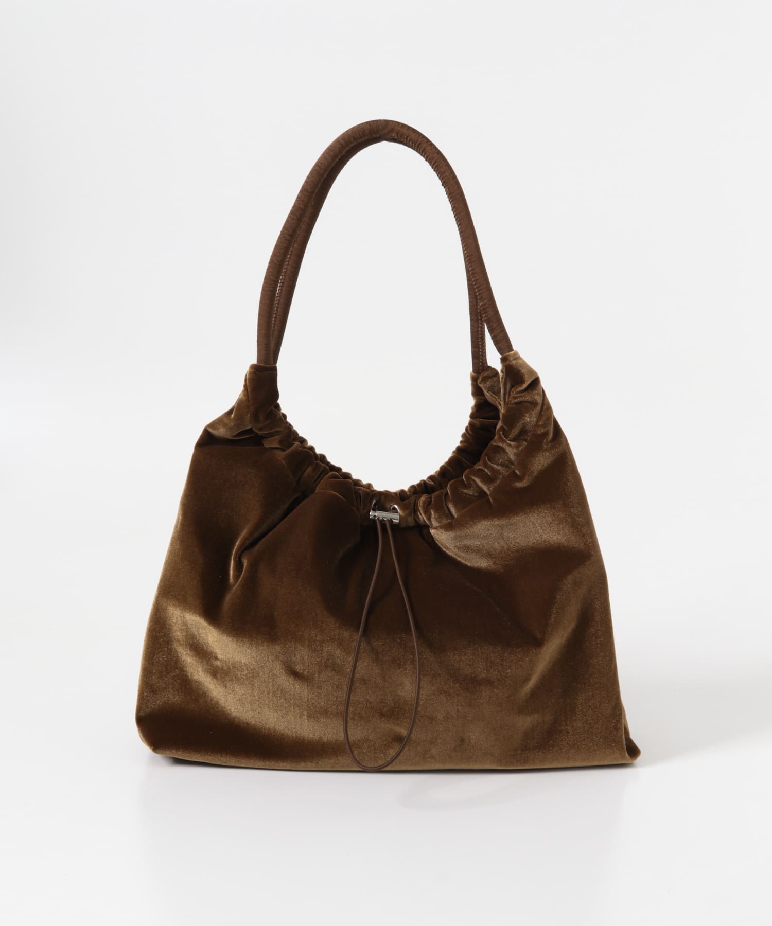 ベロアギャザーバッグ CAMEL One