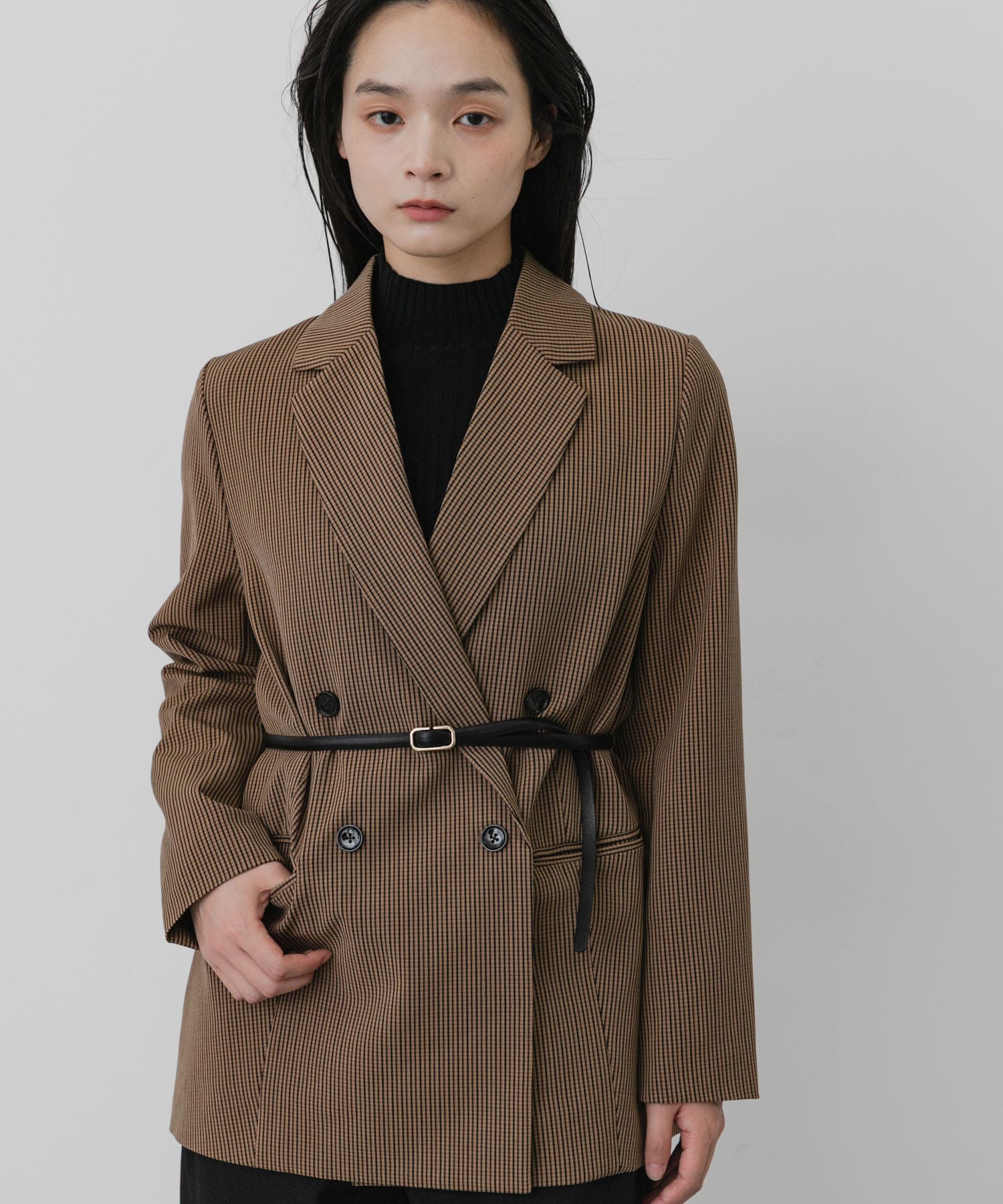 ピンレスナローベルト BLACK One