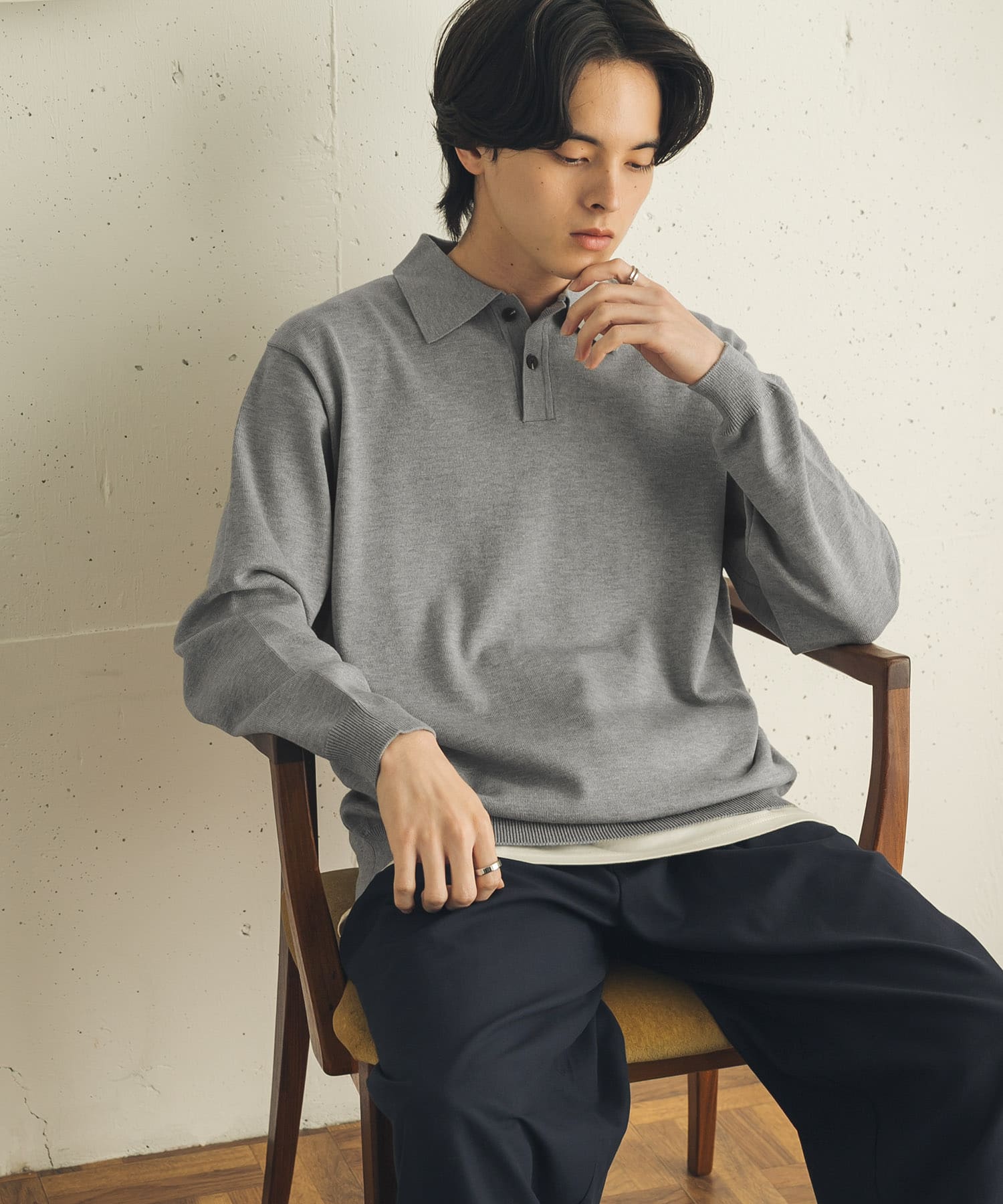 身長：173cm サイズ：L