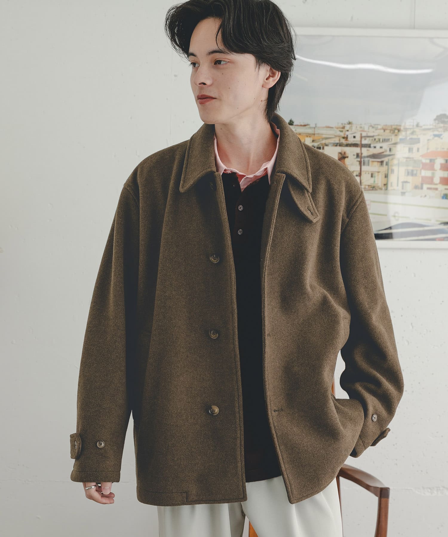 身長：173cm サイズ：L