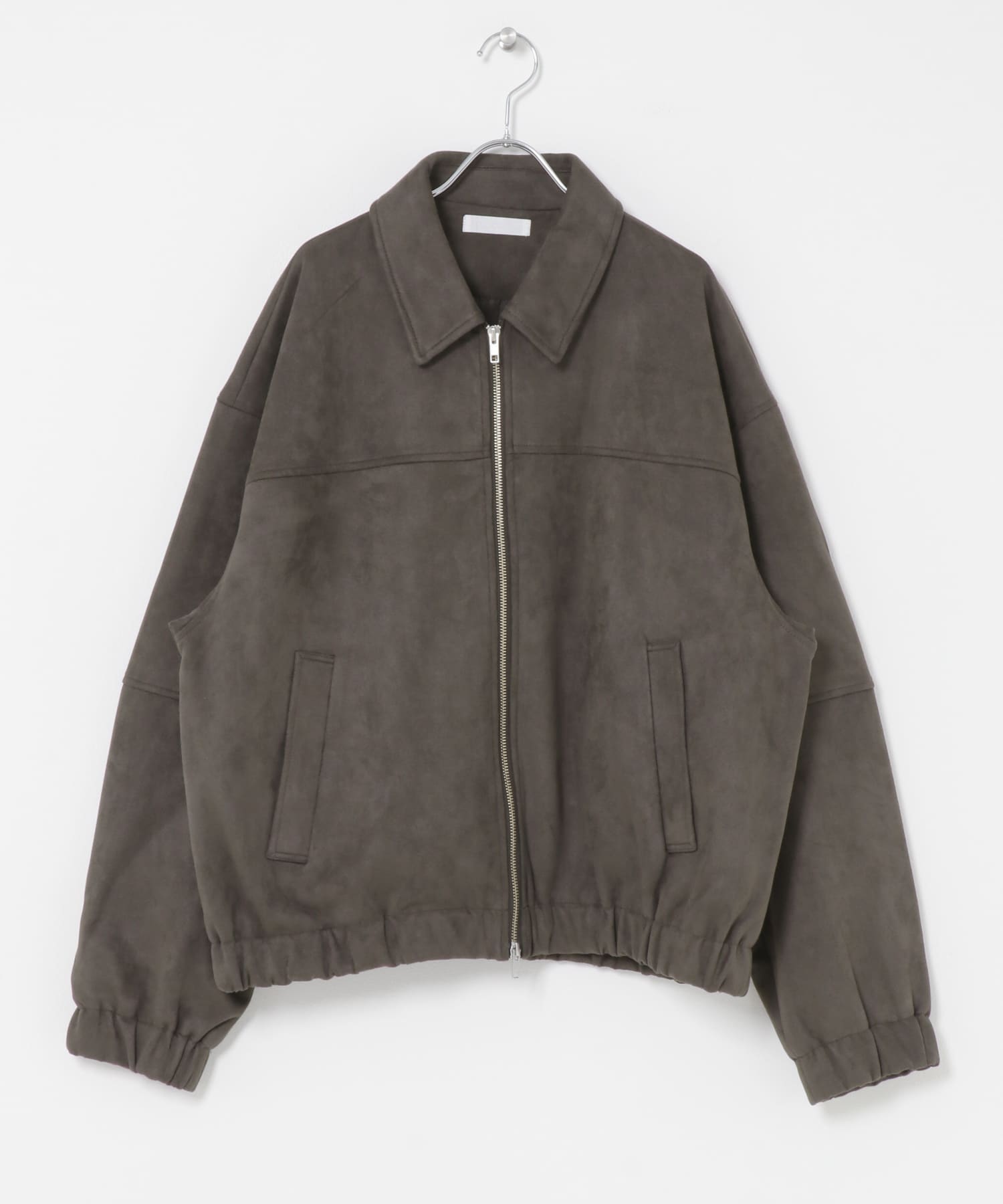 F/S ZIPスタンドブルゾン CHARCOAL M