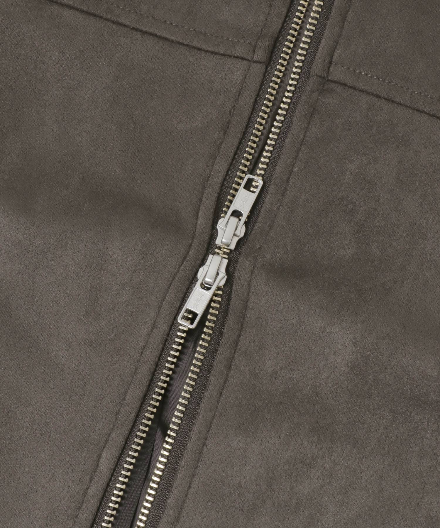 F/S ZIPスタンドブルゾン CHARCOAL M