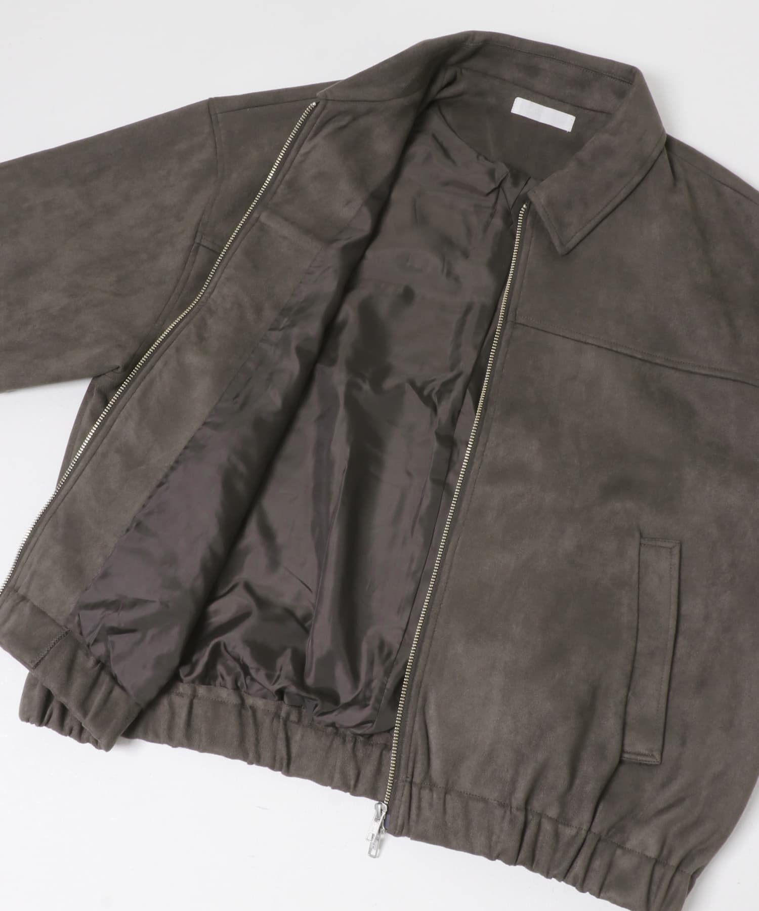 F/S ZIPスタンドブルゾン CHARCOAL M