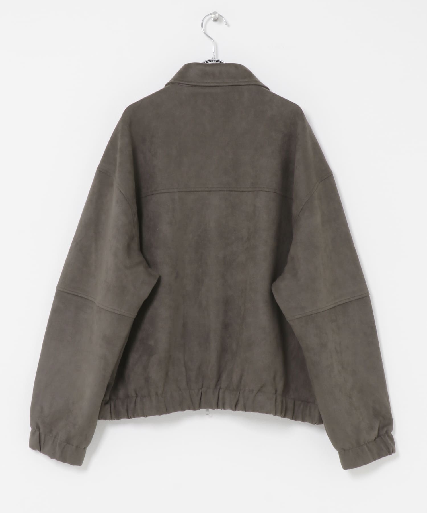 F/S ZIPスタンドブルゾン CHARCOAL M