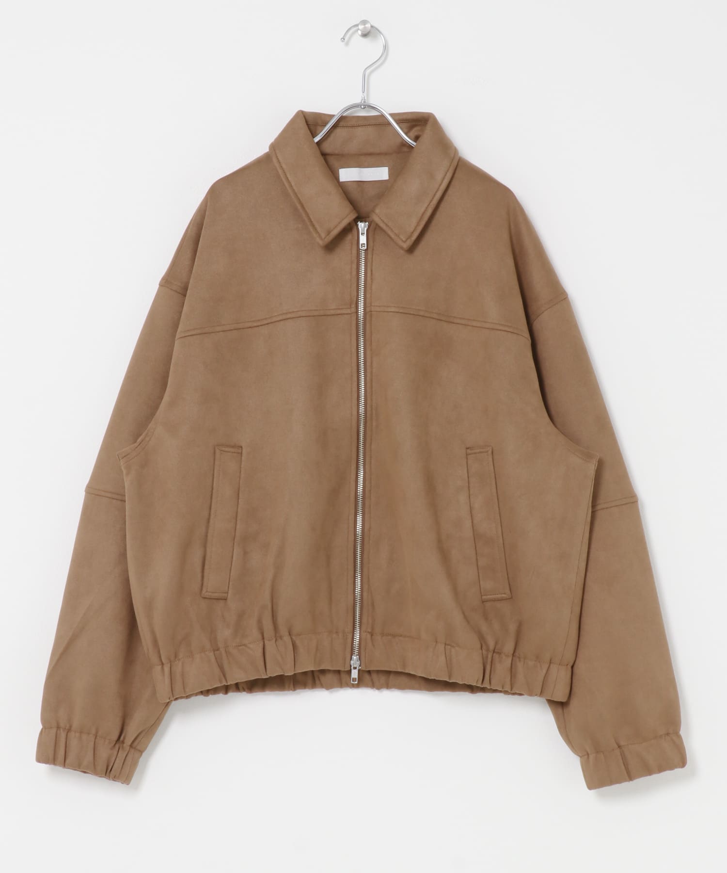 F/S ZIPスタンドブルゾン BEIGE M