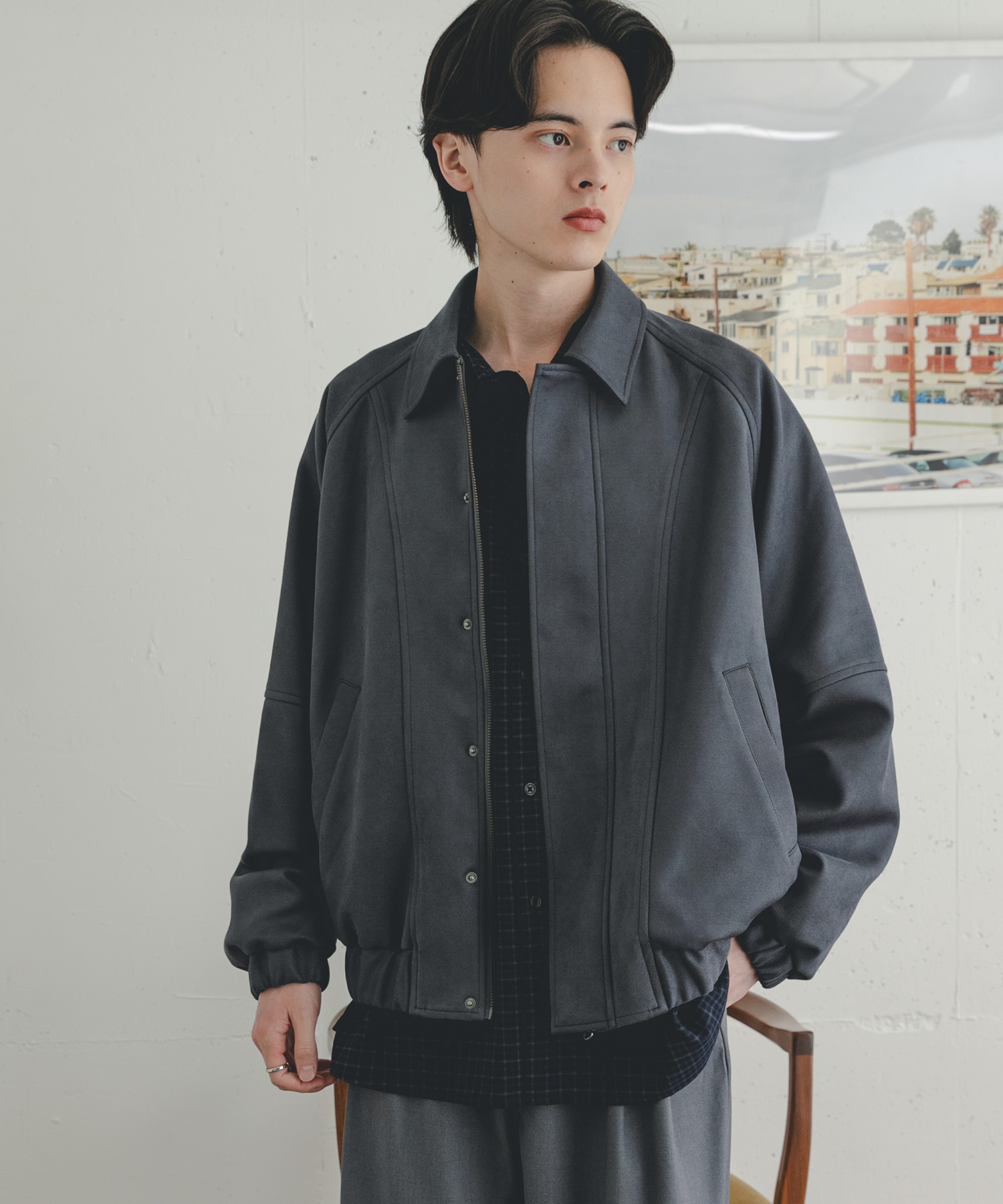身長：173cm サイズ：L