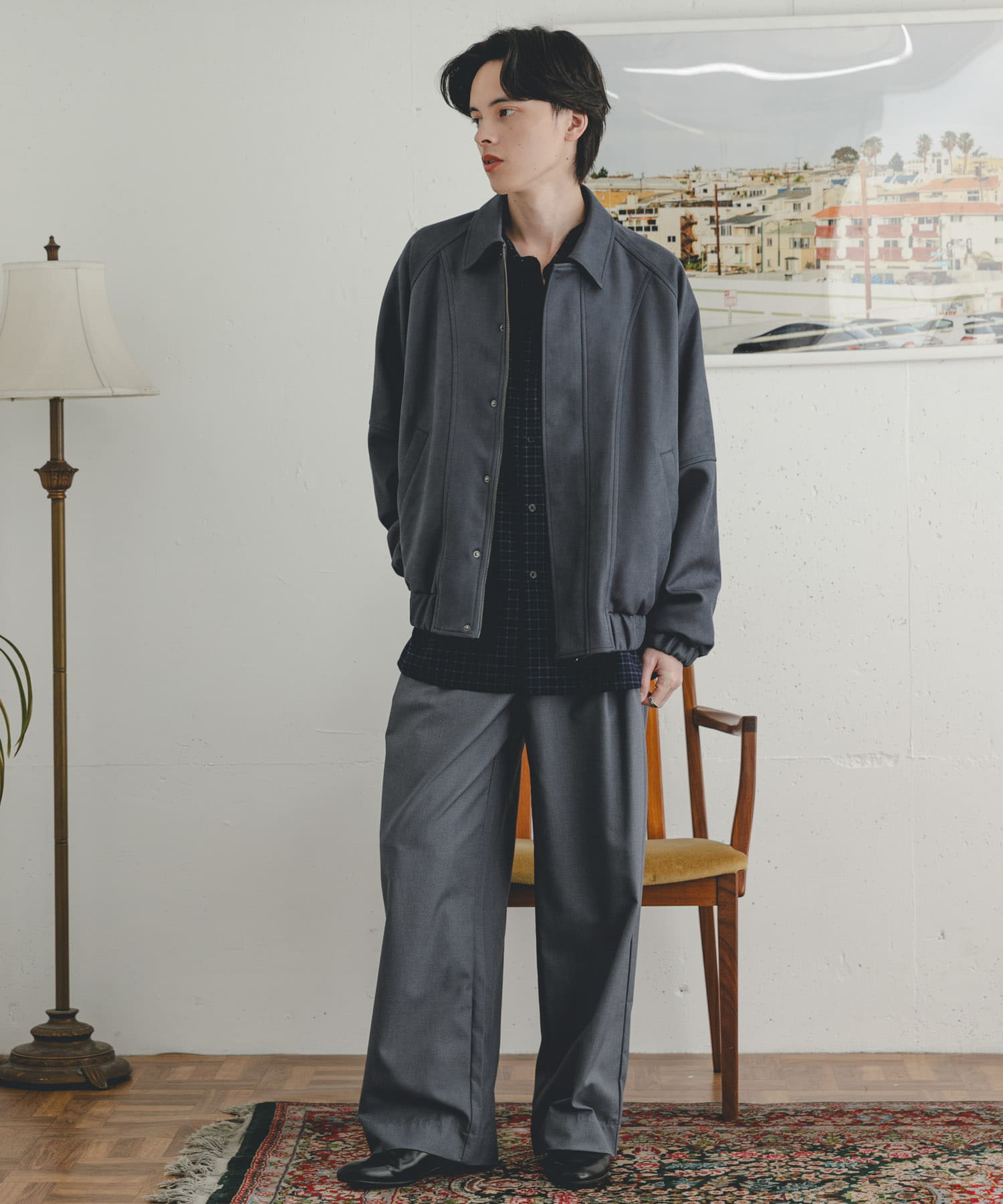 身長：173cm サイズ：L