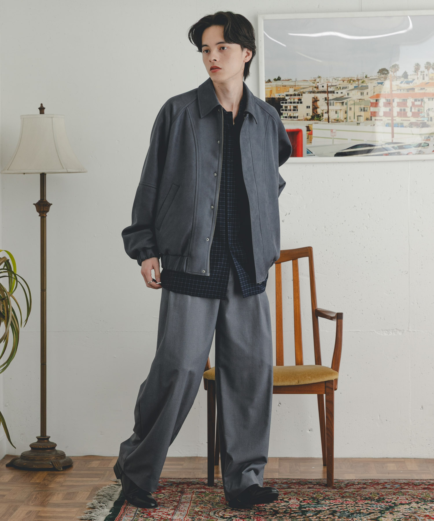 身長：173cm サイズ：L