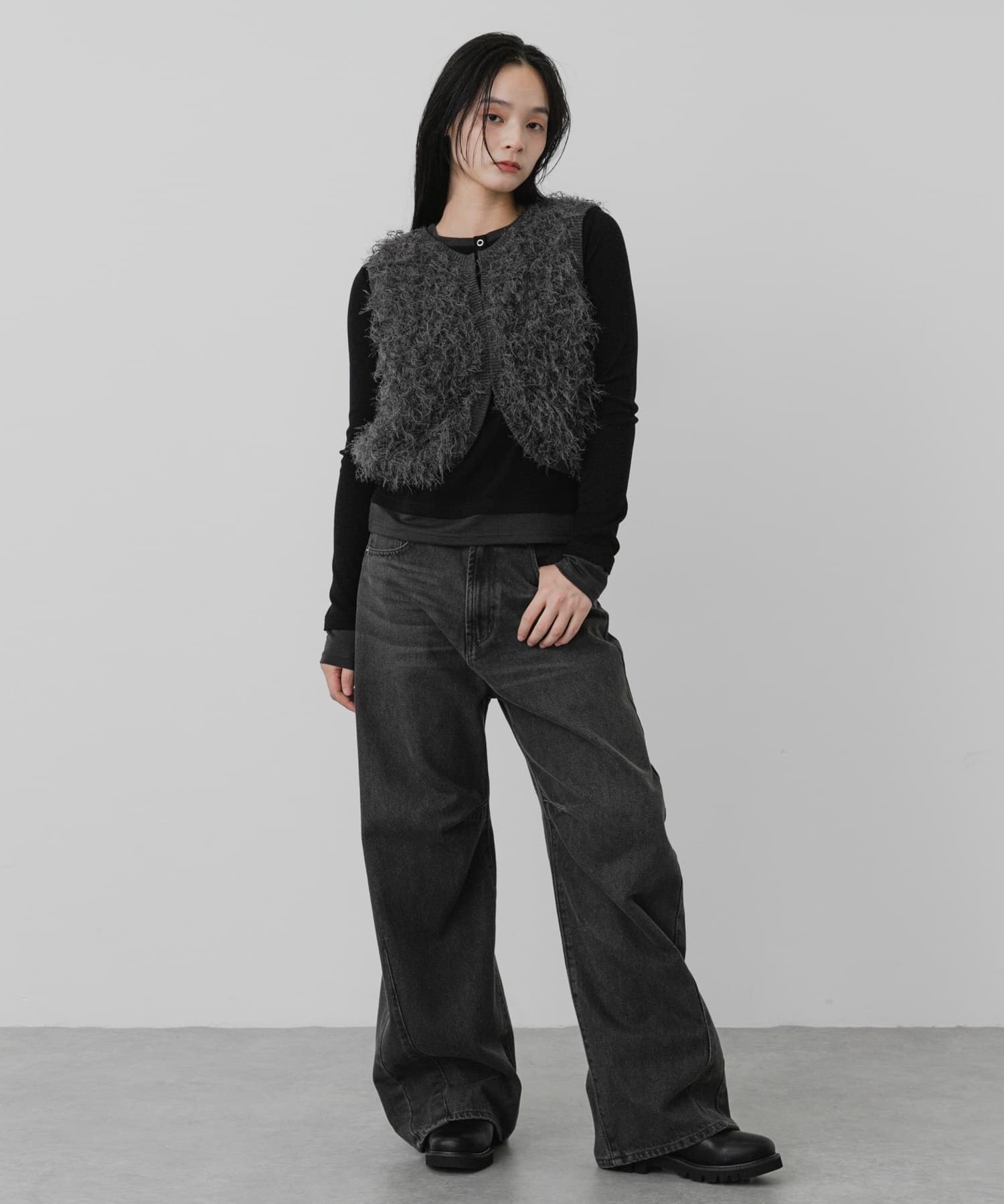 身長：163cm サイズ：one