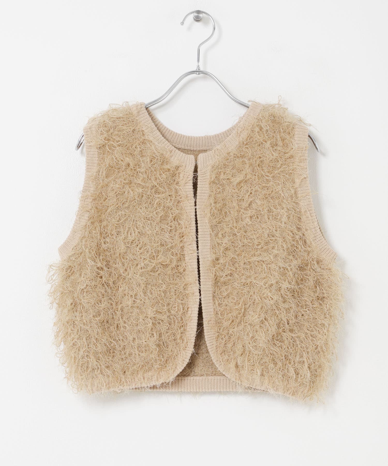 『洗濯可』2WAYコンパクトループベスト BEIGE One