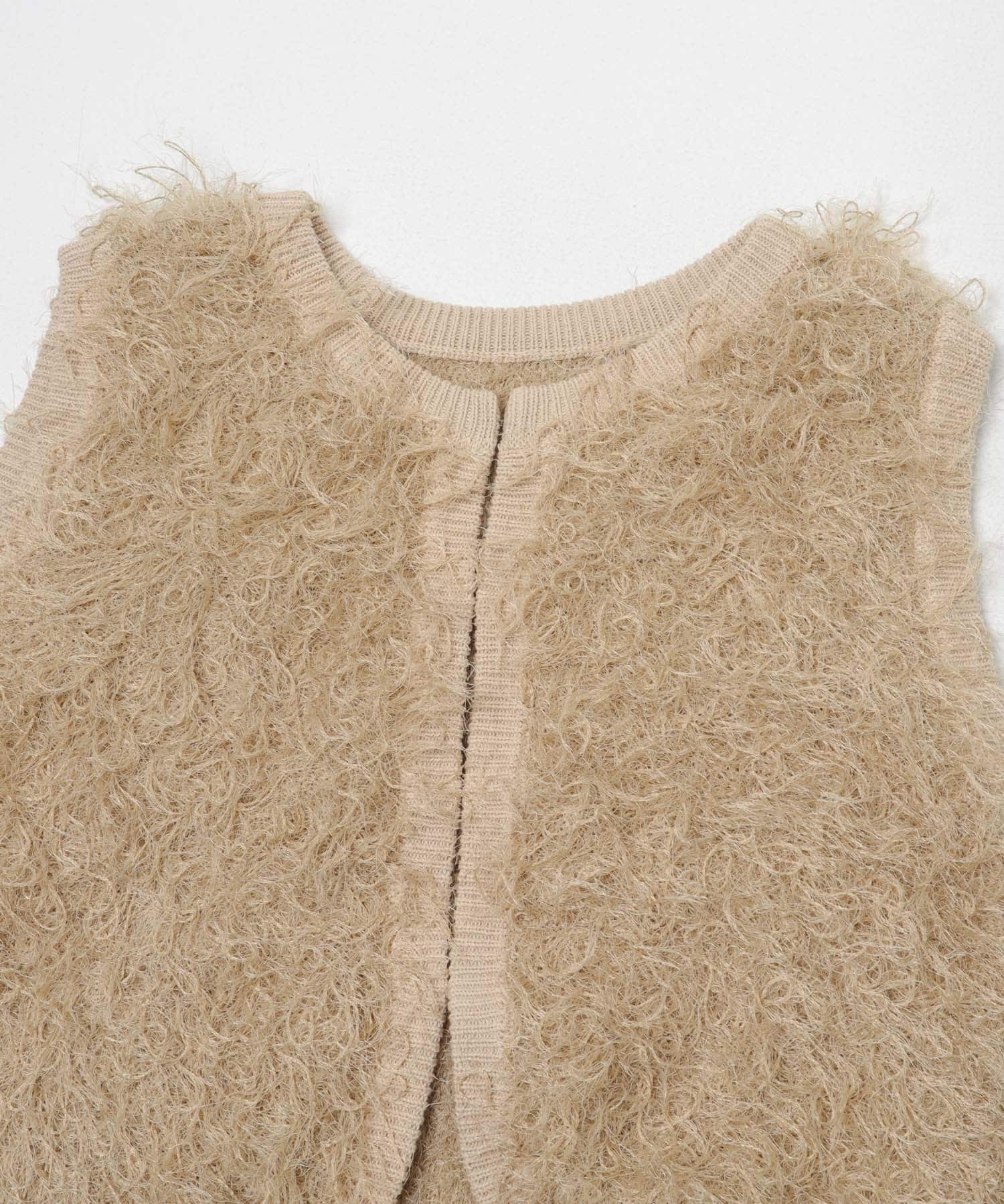 『洗濯可』2WAYコンパクトループベスト BEIGE One