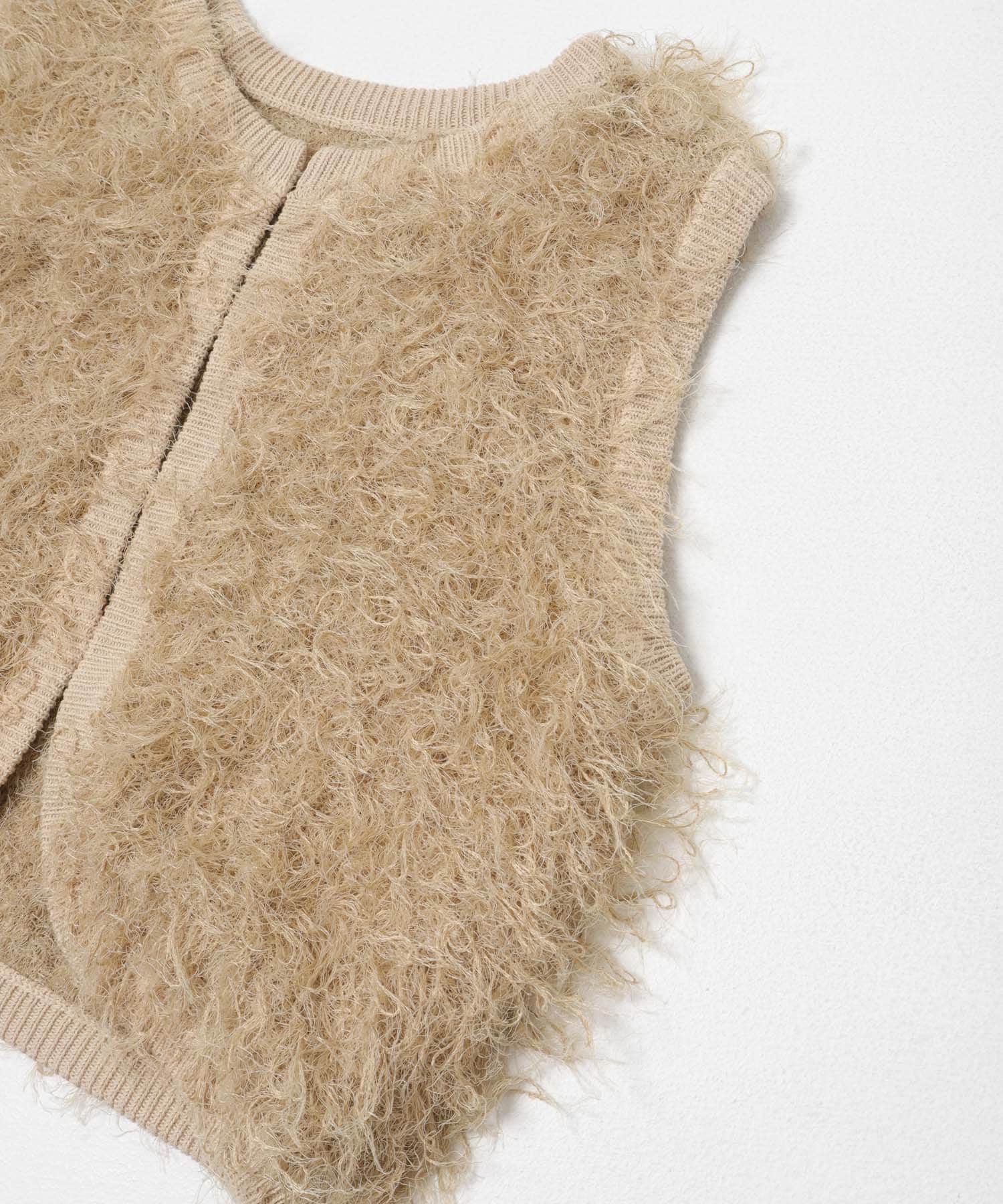 『洗濯可』2WAYコンパクトループベスト BEIGE One
