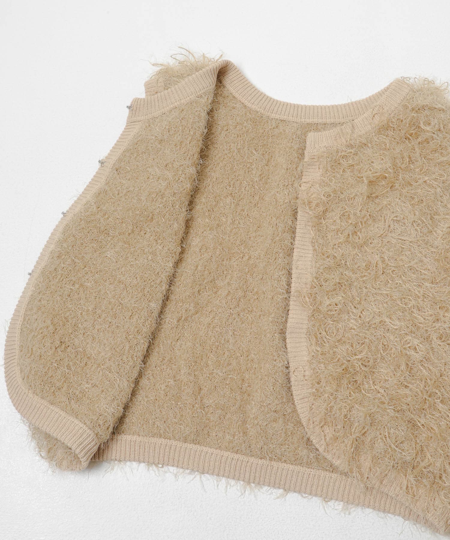 『洗濯可』2WAYコンパクトループベスト BEIGE One