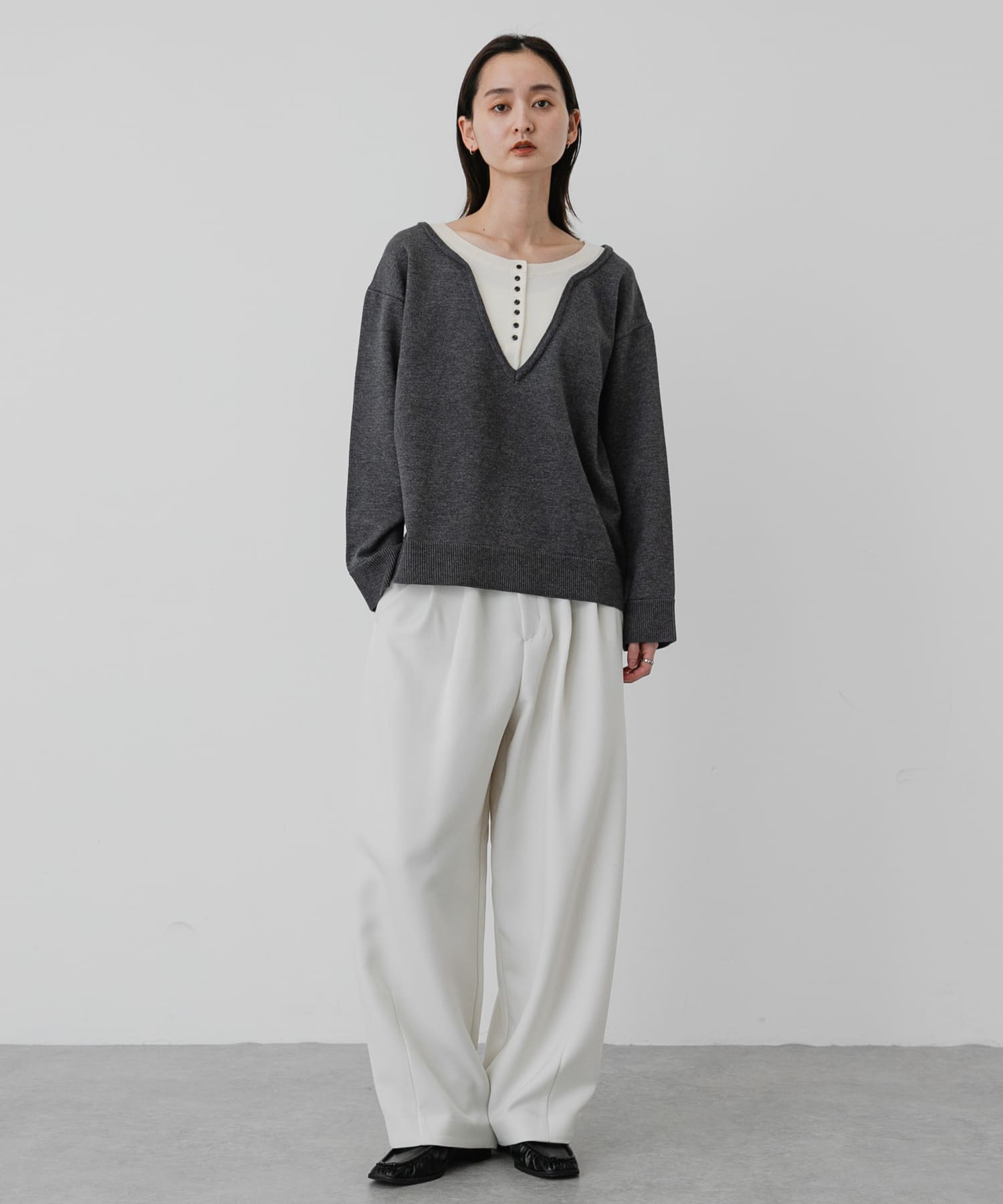 身長：169cm サイズ：one
