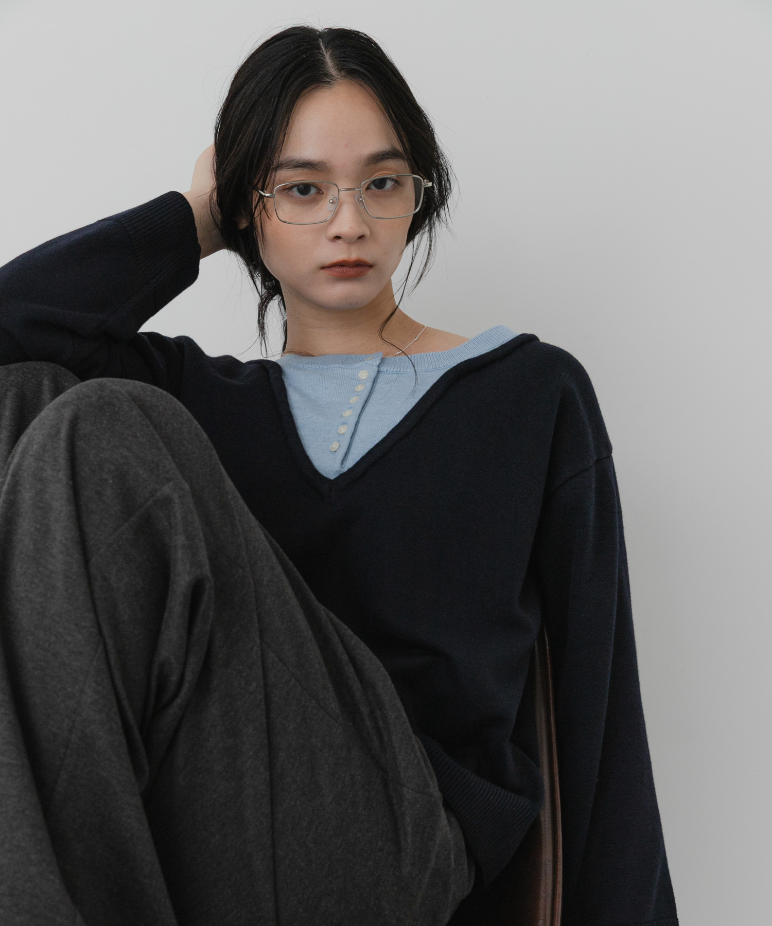 身長：163cm サイズ：one